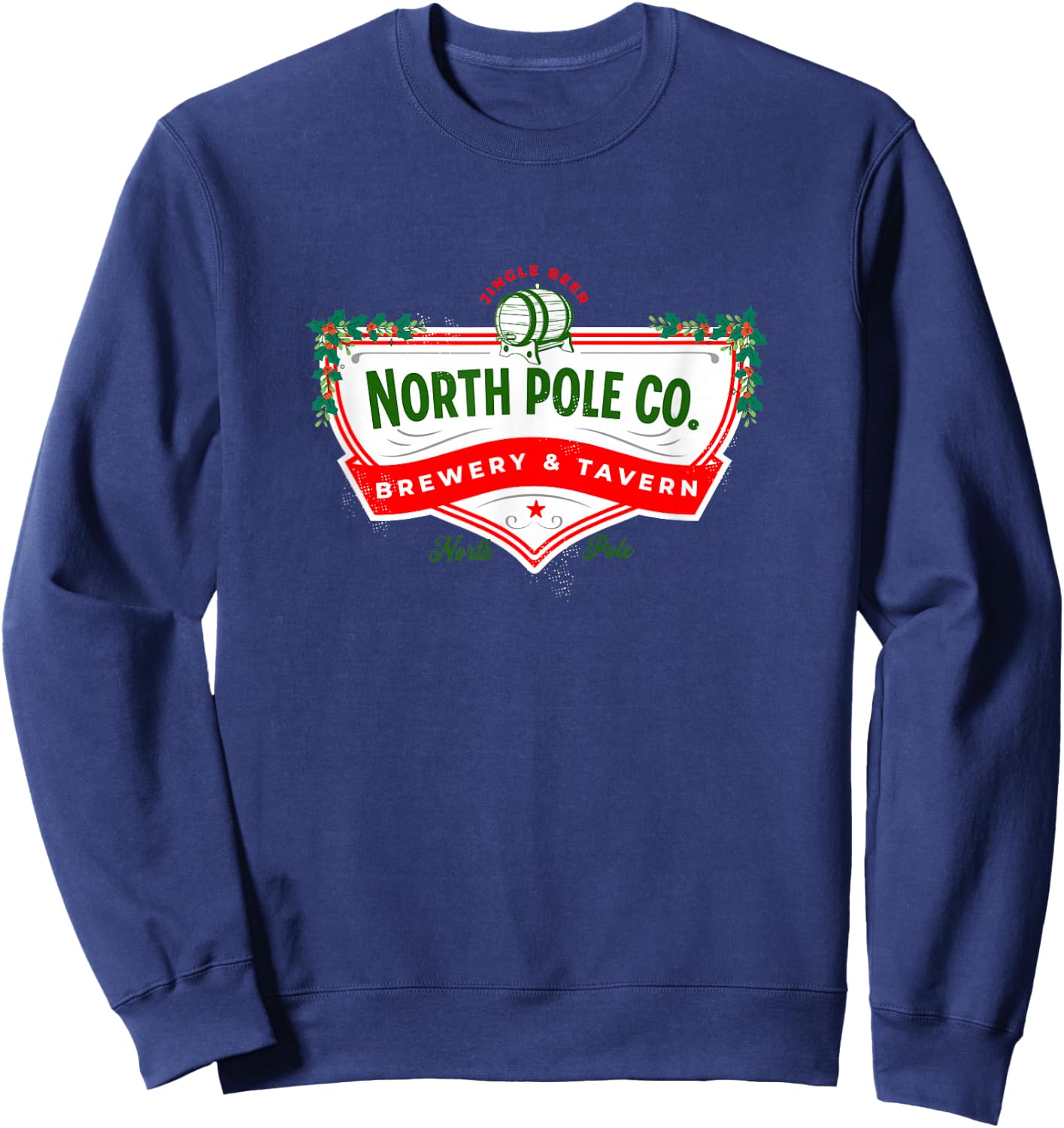 North Pole Brewery & Tavern Design Sweatshirt - Sweatshirt | Navy