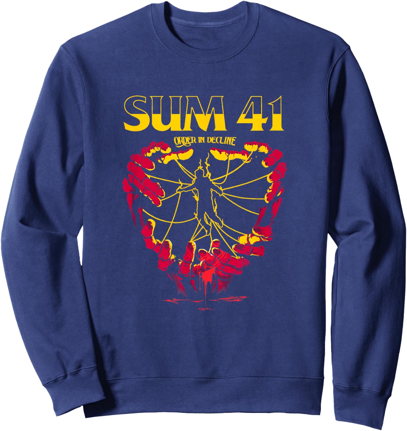 Sum 41 Hand Strings Sweatshirt - Sweatshirt | Navy