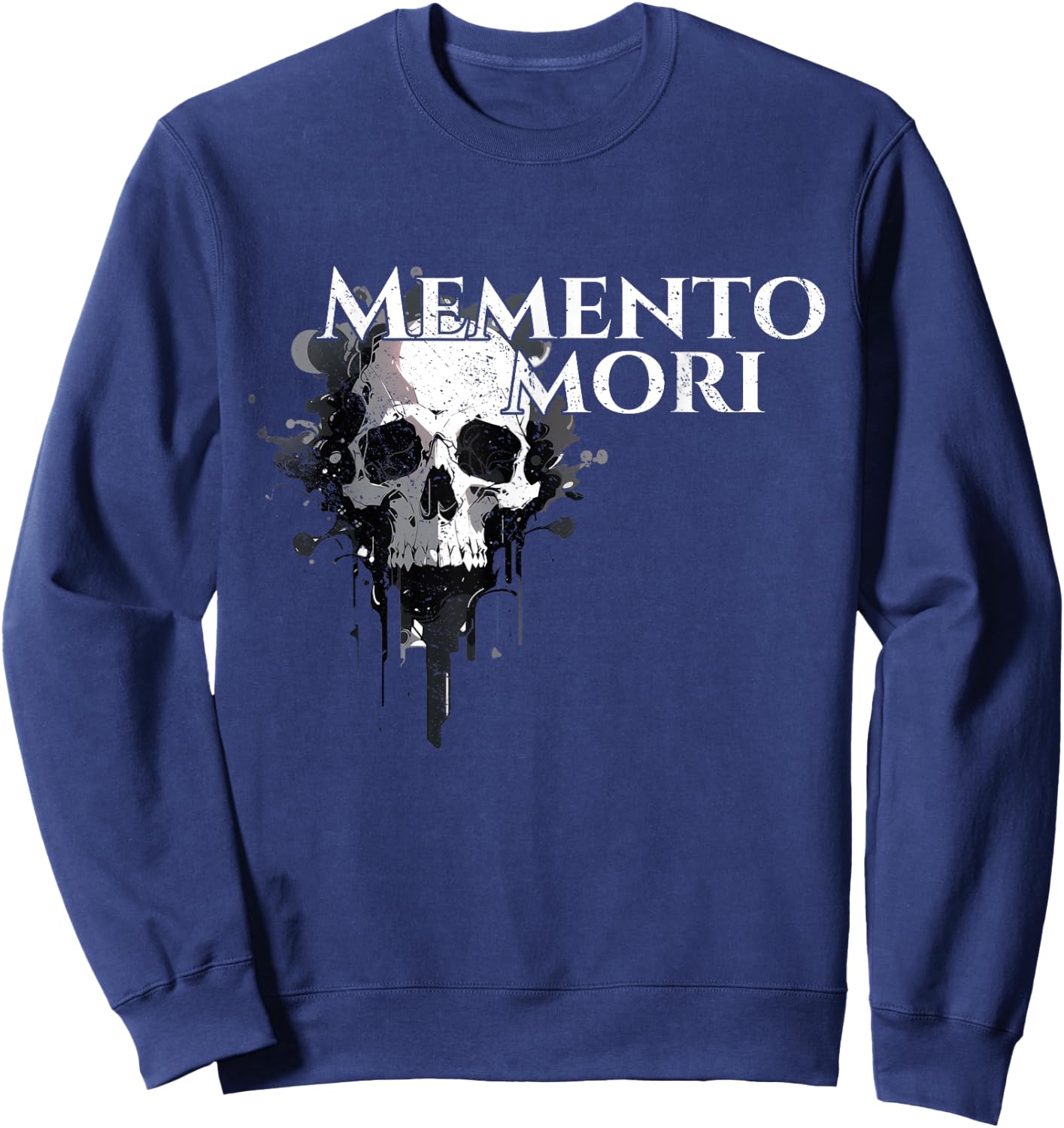 Memento mori | Latin Proverb | Latin | Ancient Rome Sweatshirt - Sweatshirt | Navy