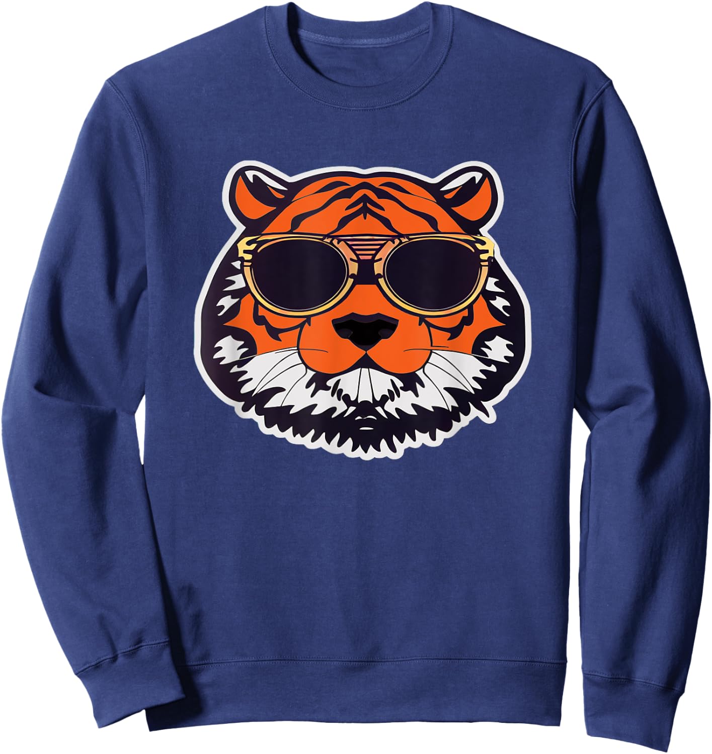 Year Of The Cool Bengal Tiger Artistic Sweatshirt - Sweatshirt | Navy