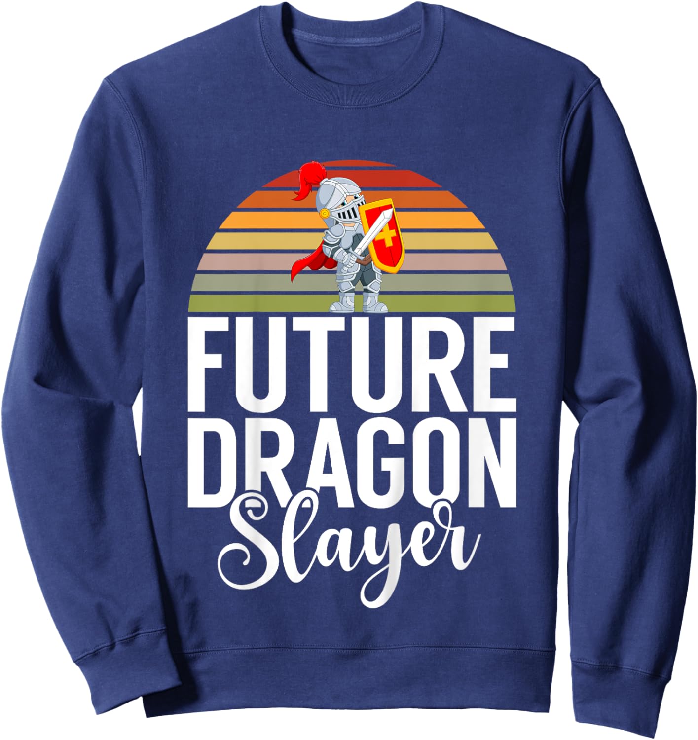 Future Dragon Slayer Knight Sweatshirt - Sweatshirt | Navy