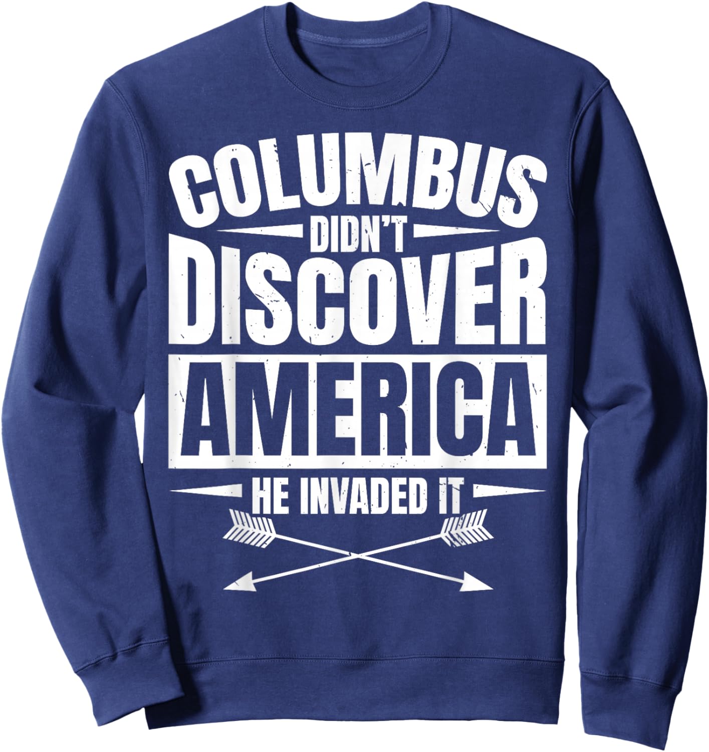 Aboriginal Indians Indigenous People Native American Day Sweatshirt - Sweatshirt | Navy