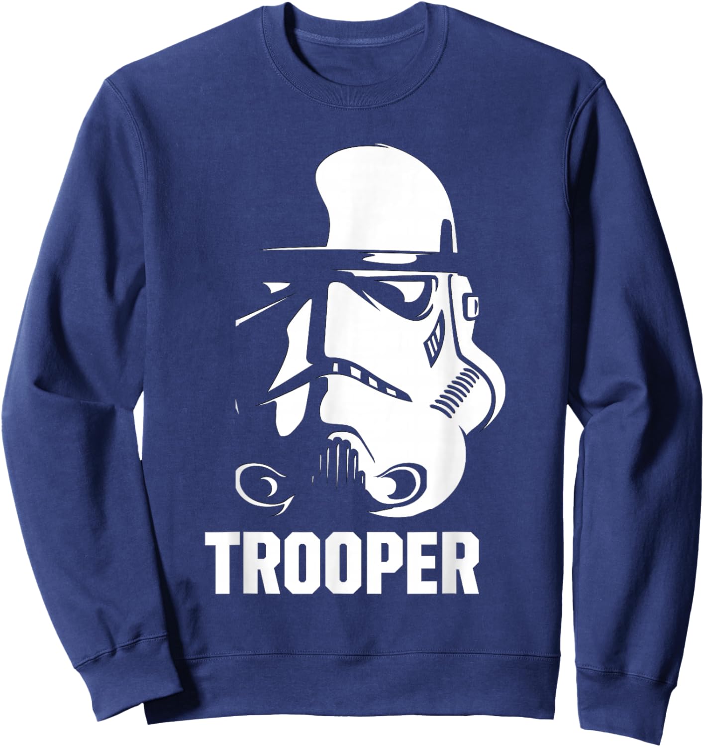 Star Wars Classic Vintage Stormtrooper Split Shadow Helmet Sweatshirt - Sweatshirt | Navy
