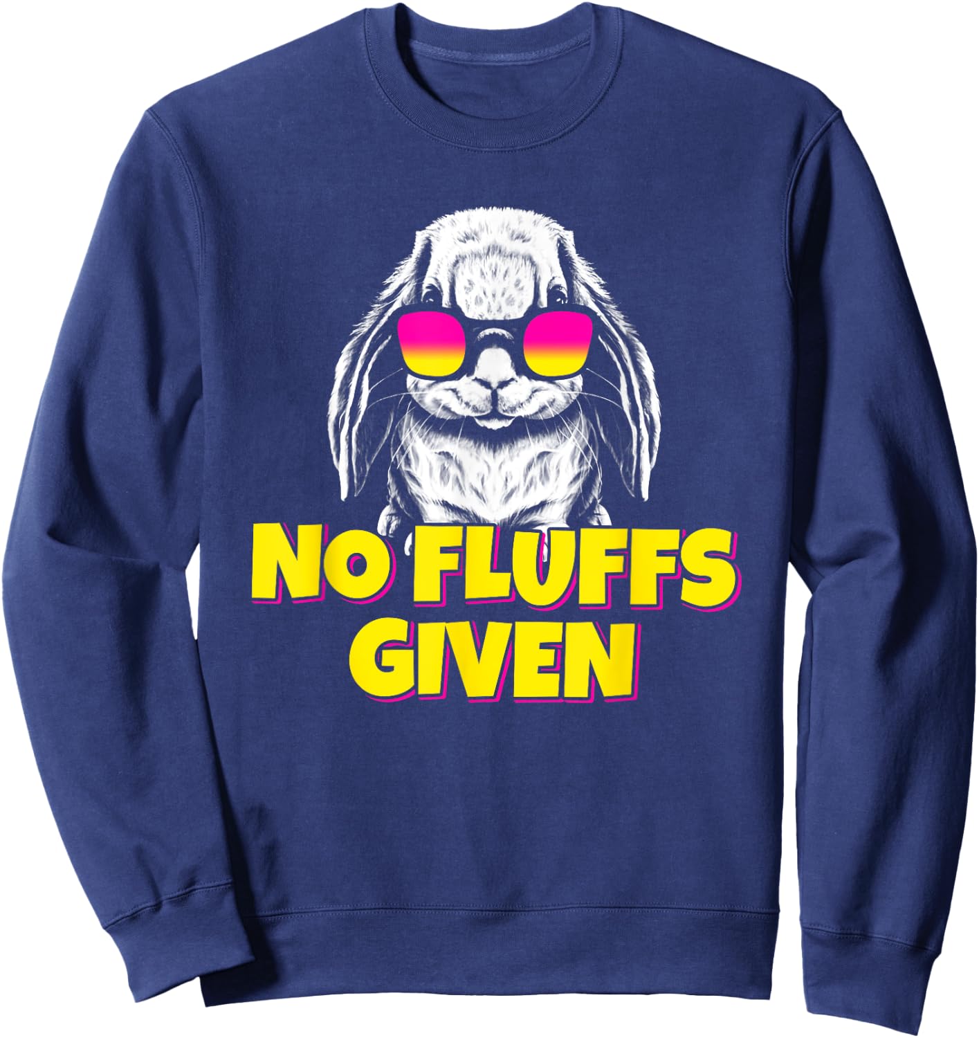 Holland Lop Bunny Sweatshirt - Sweatshirt | Navy