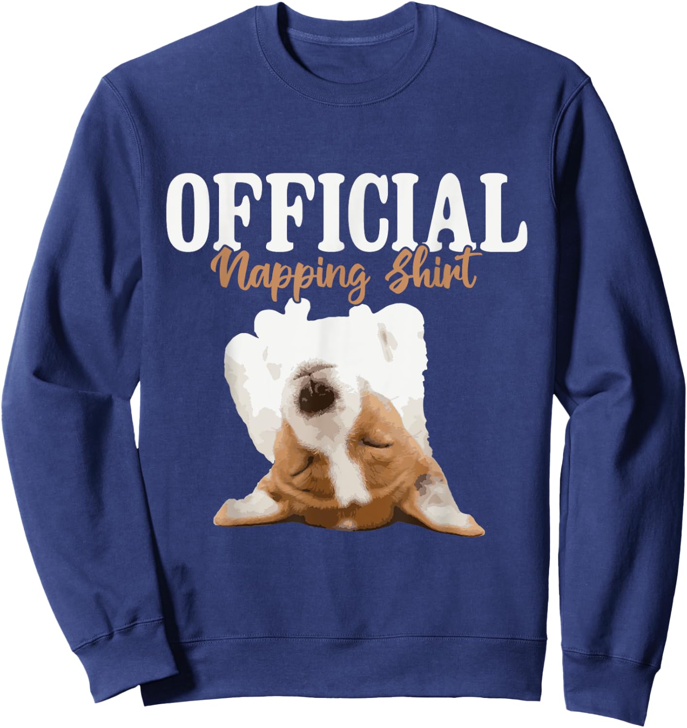 Official Napping Shirt - Jack Russell Terrier Dog Lover Sweatshirt - Sweatshirt | Navy