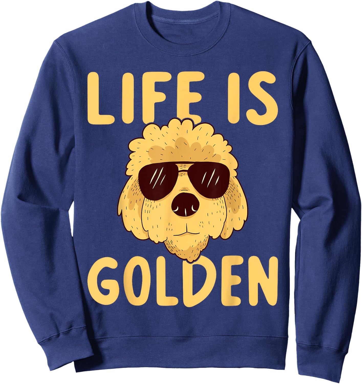 Golden Doodle Sweatshirt - Sweatshirt | Navy
