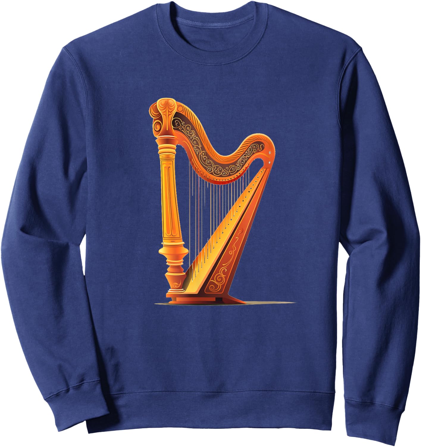 Beautiful Harp Instrument Costume Sweatshirt - Sweatshirt | Navy