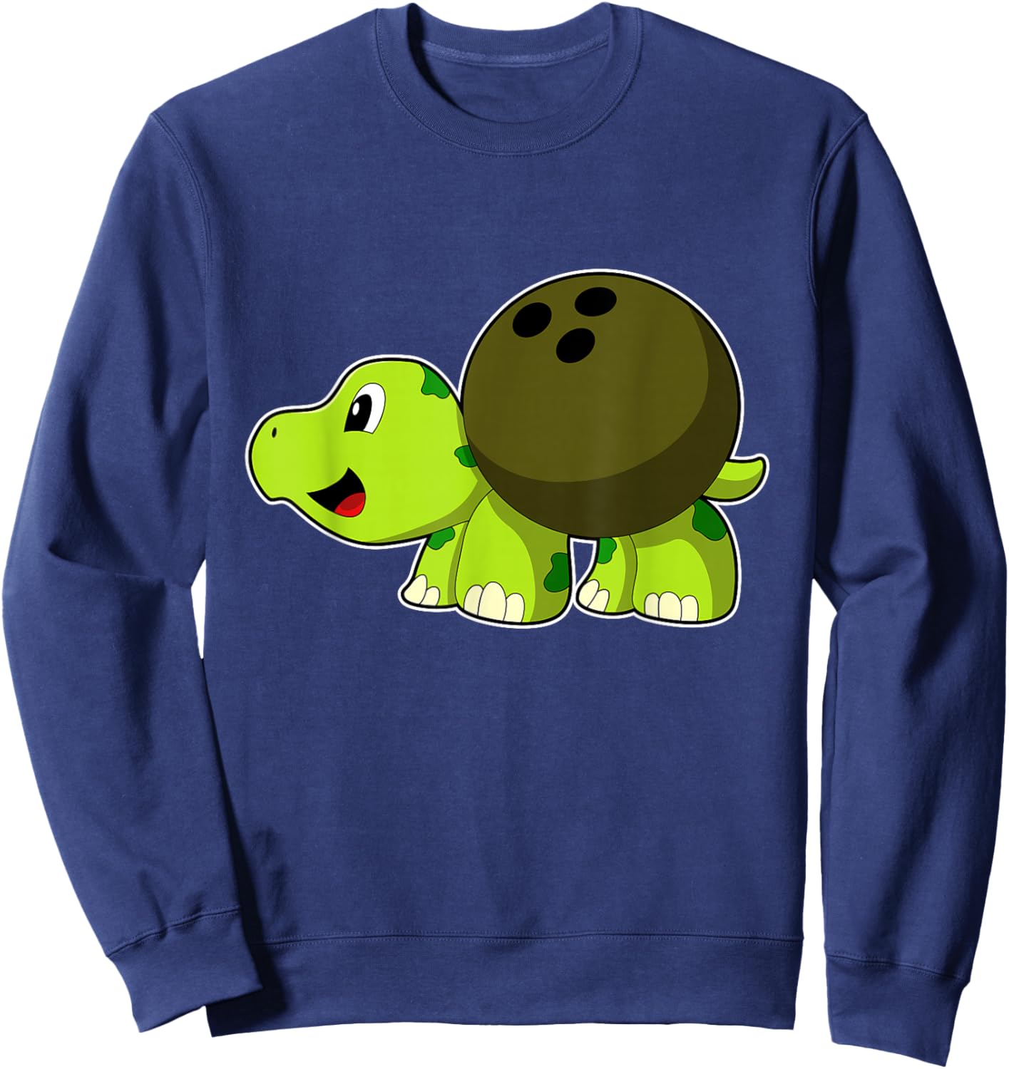 Turtle Bowling Bowling ball Sports Sweatshirt - Sweatshirt | Navy