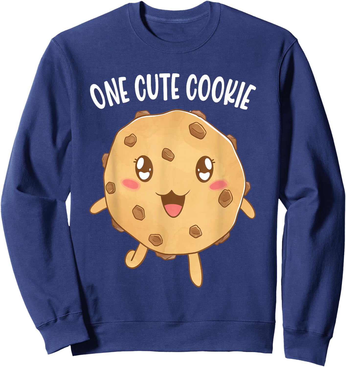 Chocolate Chip Cookie Lover Cookies Sweatshirt - Sweatshirt | Navy
