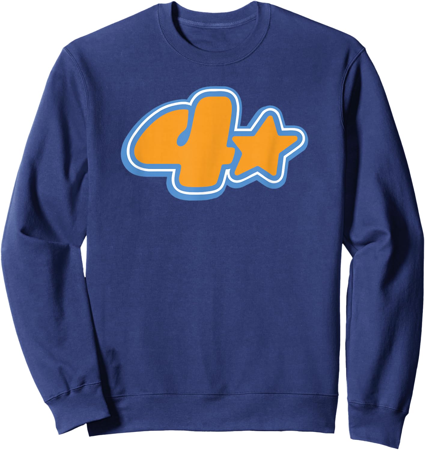 Disney Pixar Turning Red 4 Town Four Star Logo Sweatshirt - Sweatshirt | Navy