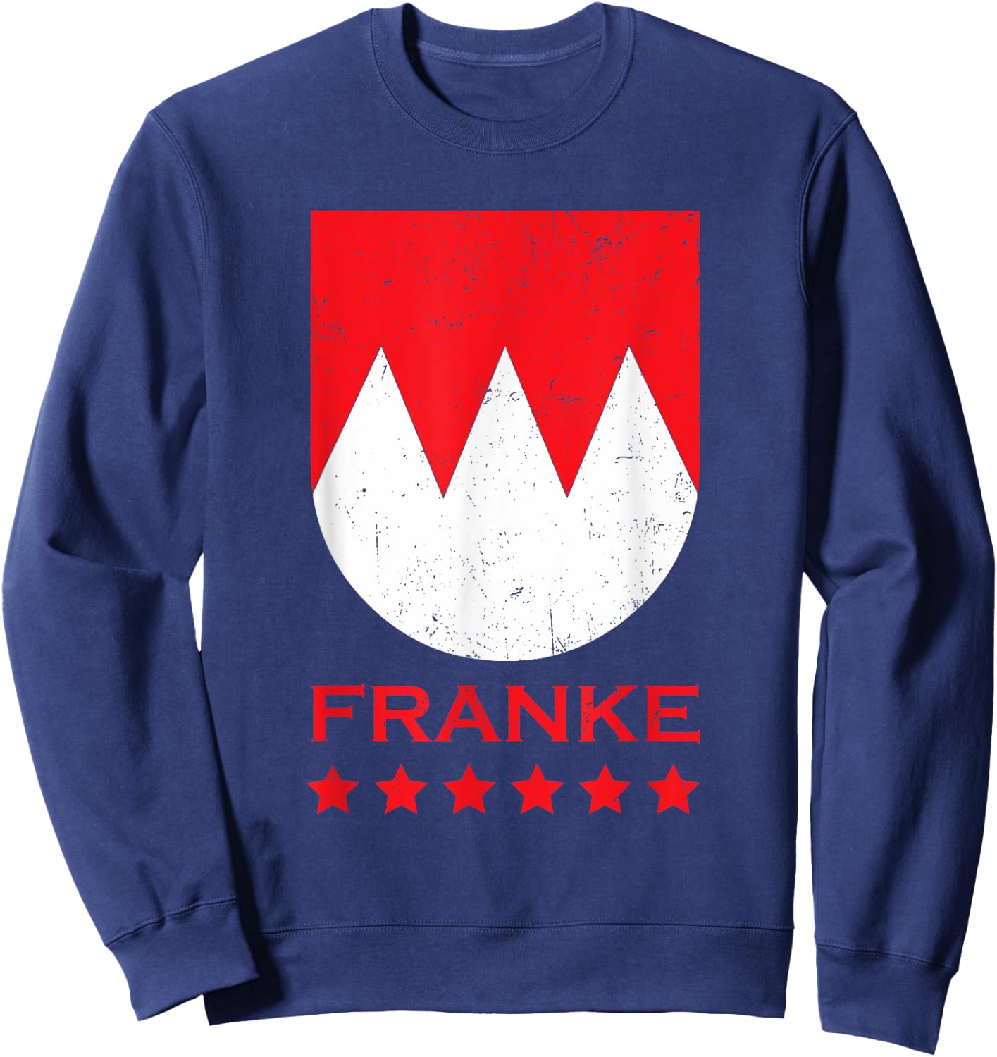 Franconia Frank Bavaria Germany Franconian dialect German Sweatshirt - Sweatshirt | Navy