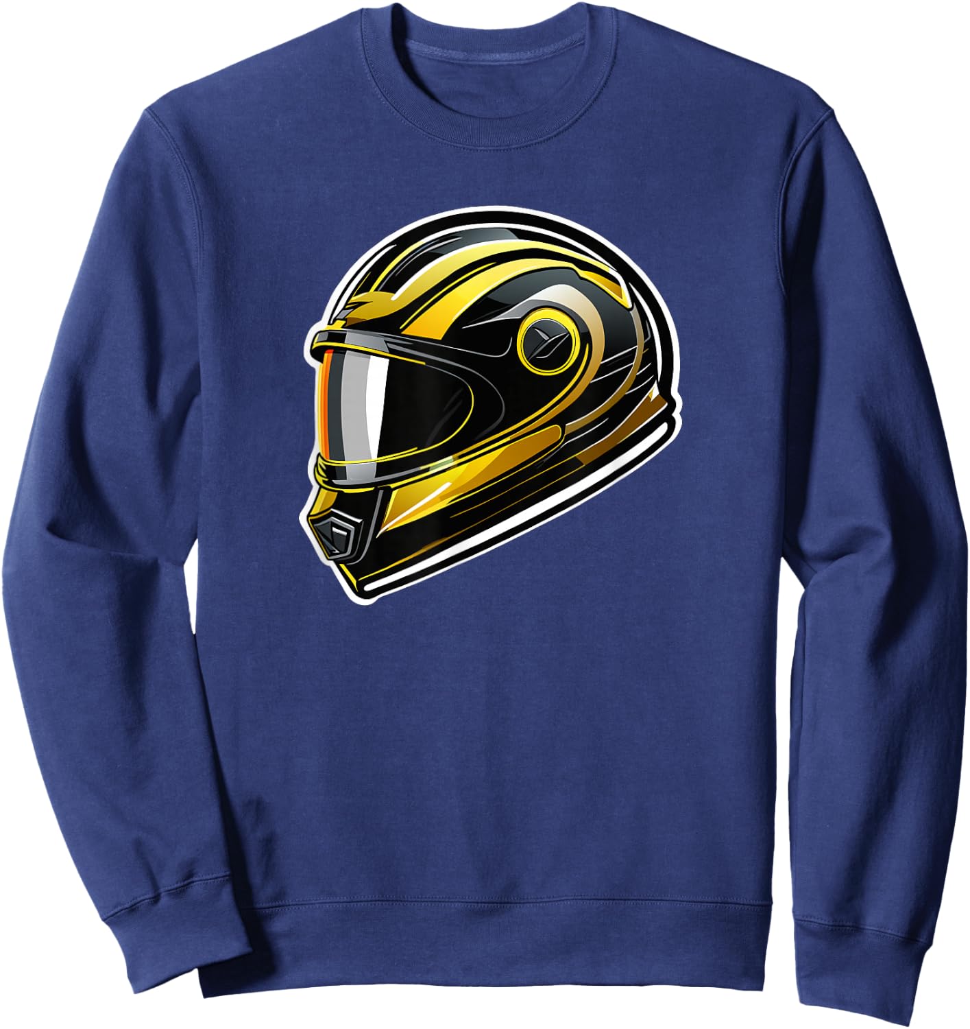 Motorcycle Helmet Artistic Headgear of Adventure Sweatshirt - Sweatshirt | Navy