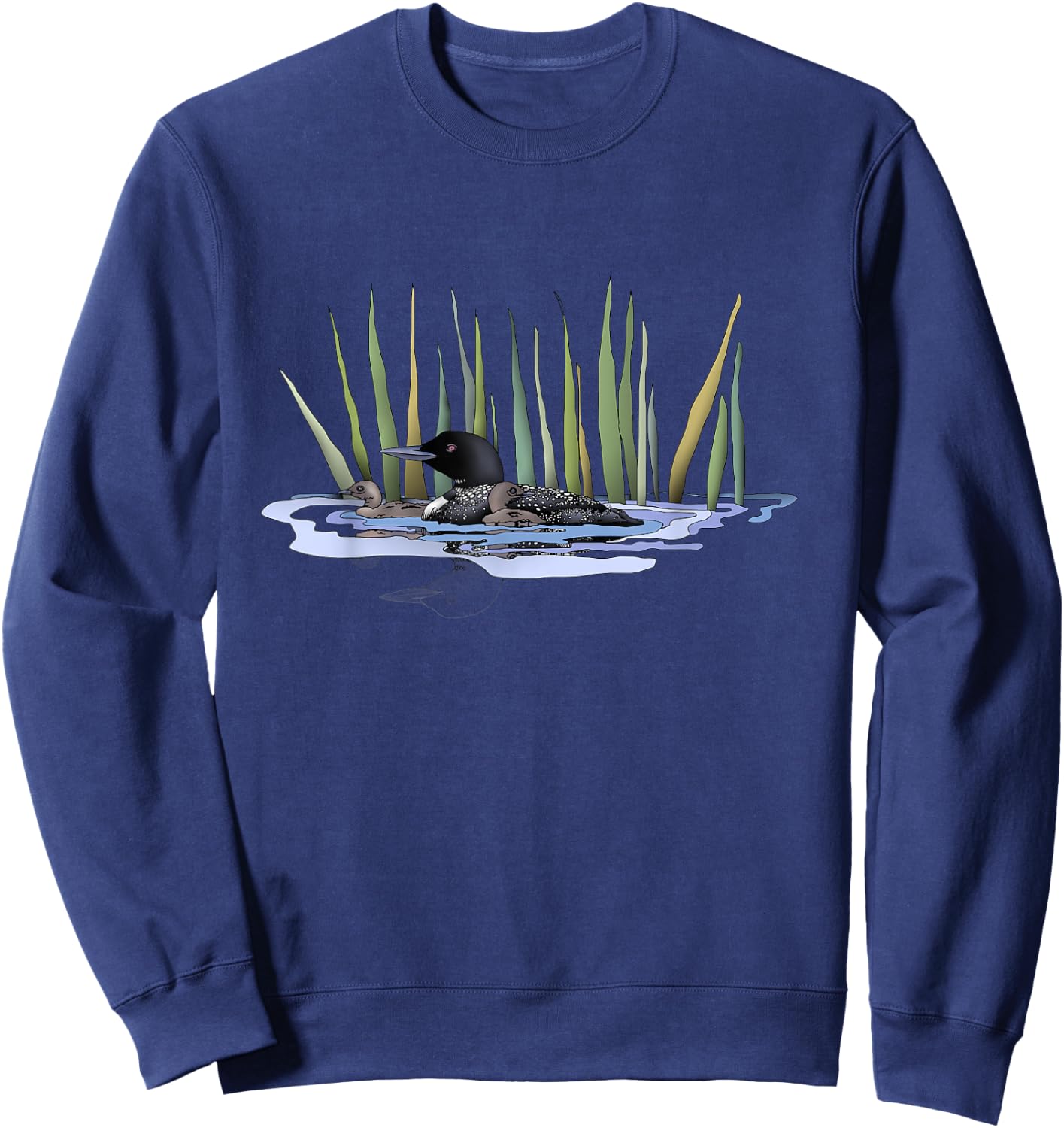 Three Happy Loons Sweatshirt - Sweatshirt | Navy