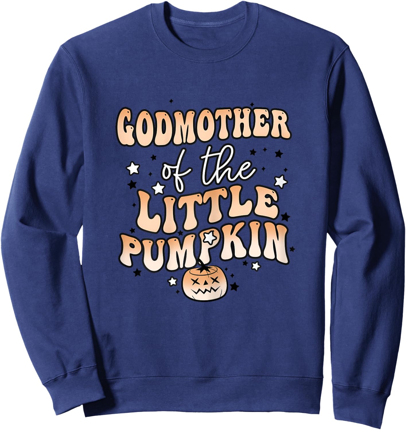 Godmother of the Little Pumpkin Halloween Family Matching Sweatshirt - Sweatshirt | Navy