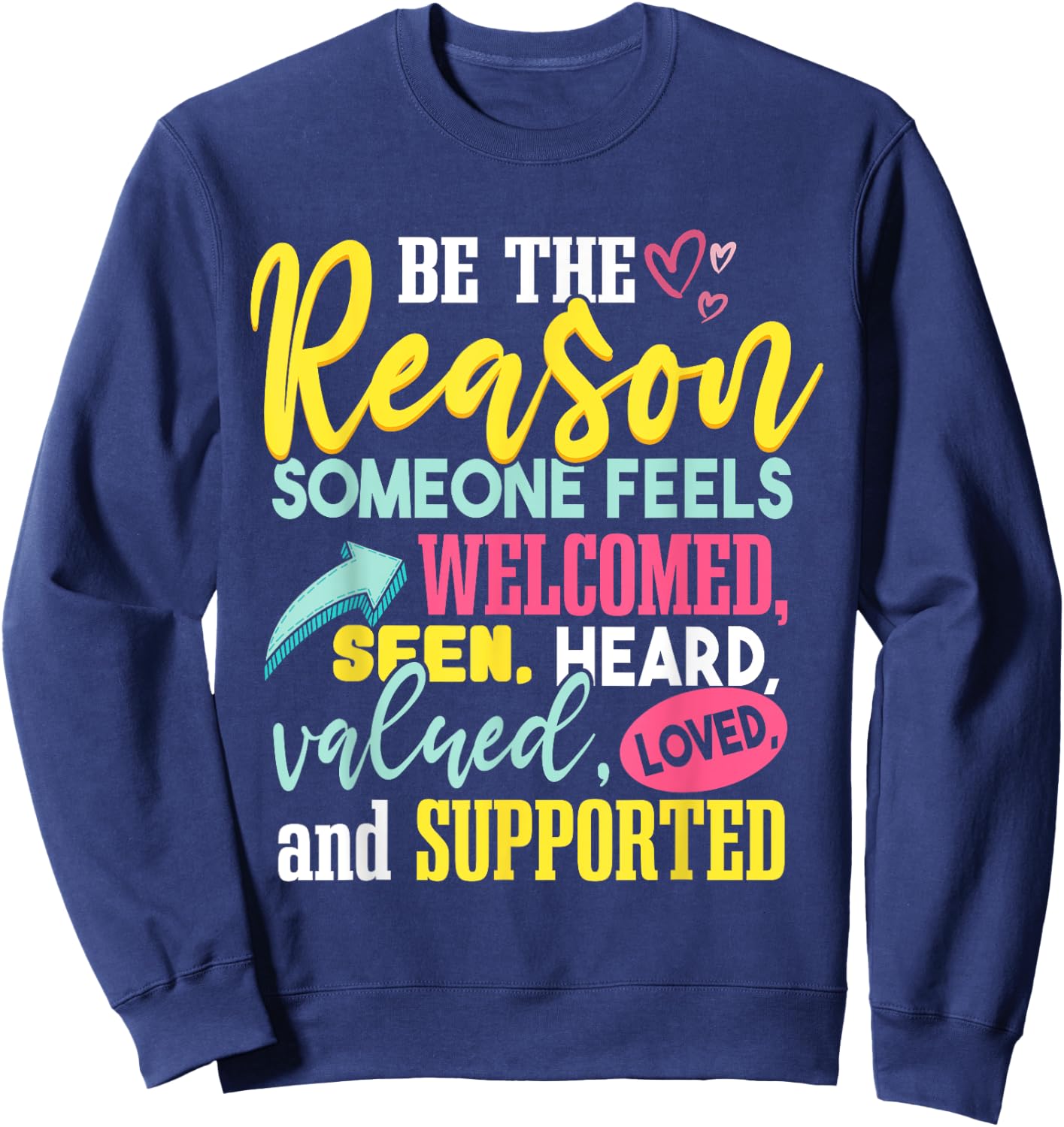 Social Workers Appreciation Month | Social Work Sweatshirt - Sweatshirt | Navy