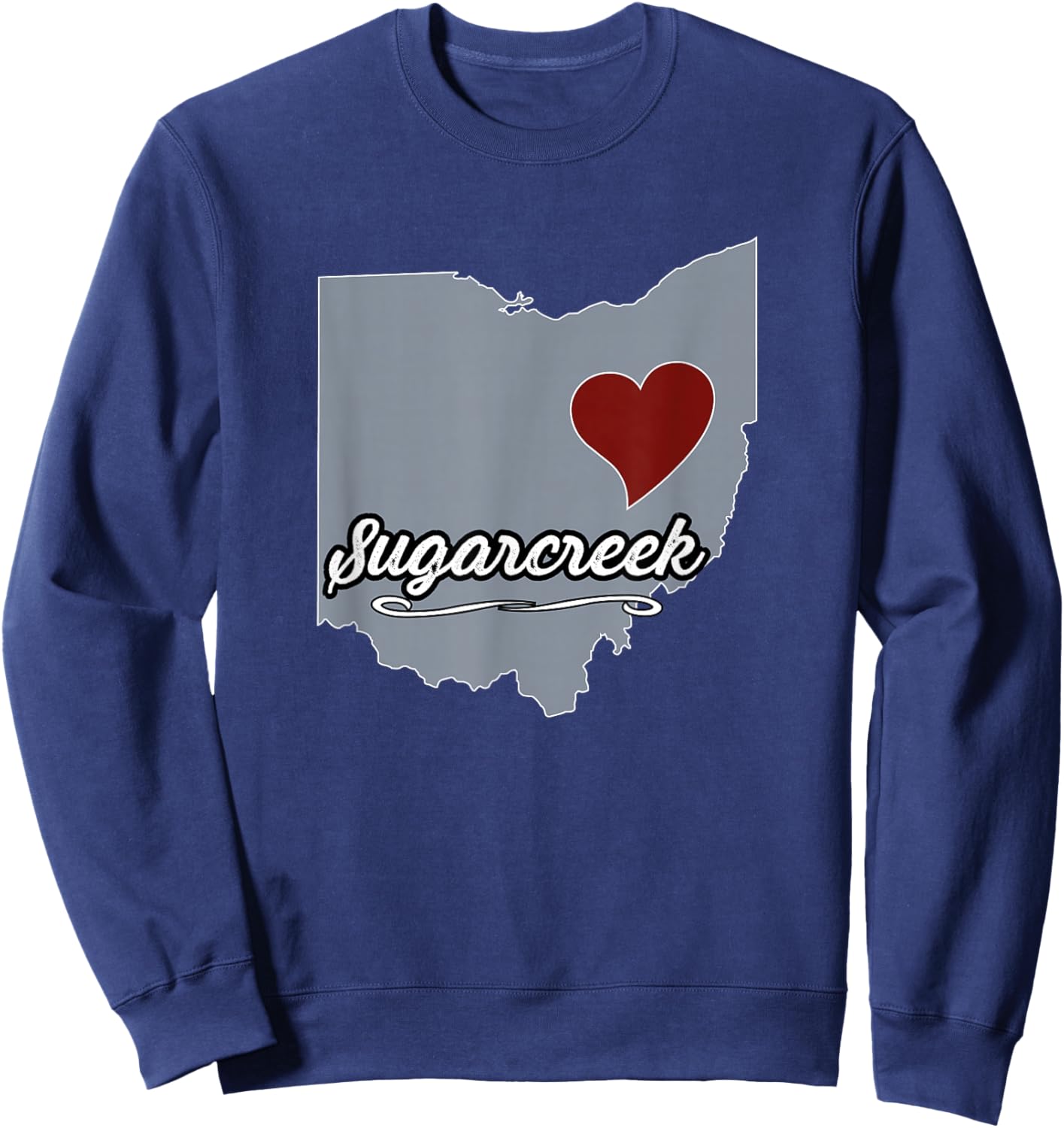SUGARCREEK - Ohio | OH USA, City Souvenir City State Sweatshirt - Sweatshirt | Navy