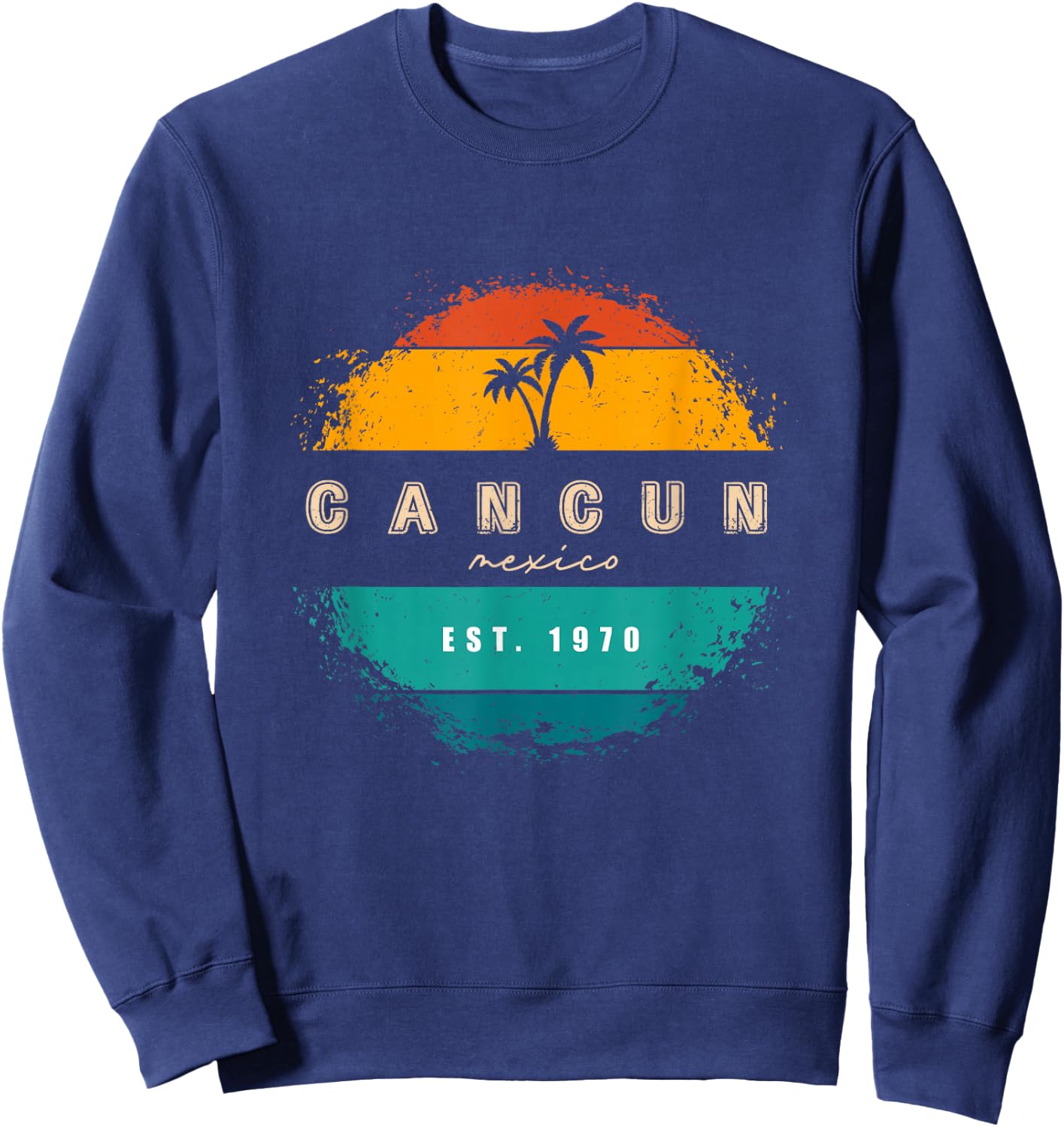 City of Cancun Mexico Sweatshirt - Sweatshirt | Navy