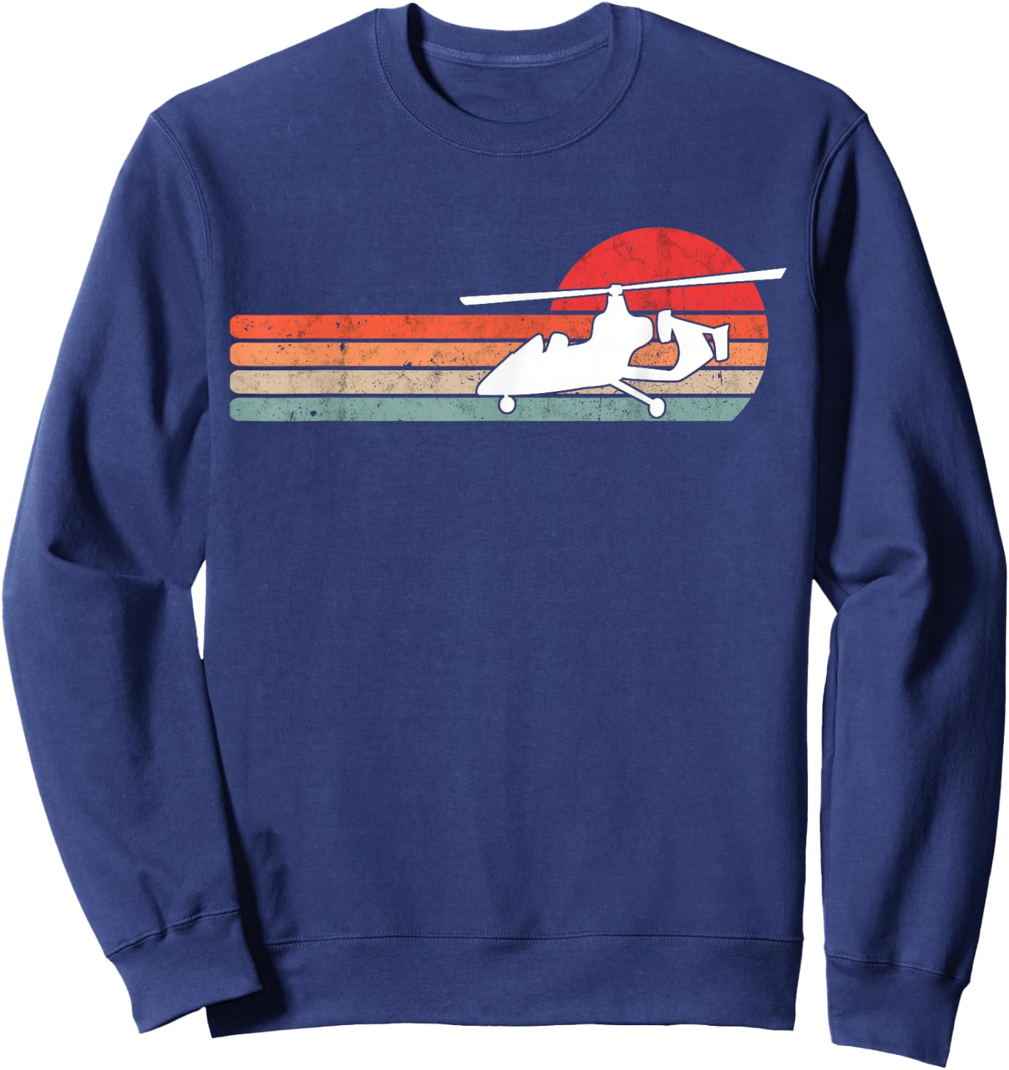 Gyrocopter Retro Autogyro Vintage Sweatshirt - Sweatshirt | Navy