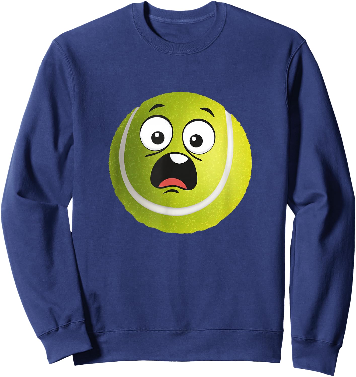 Sad Tennis Ball - Racket Sports Tournament Sweatshirt - Sweatshirt | Navy