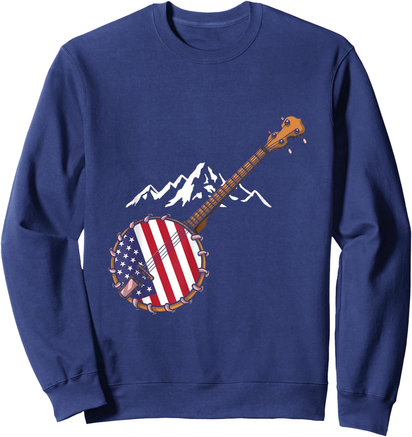 Banjo Bluebird Tennesse Mandolin Sweatshirt - Sweatshirt | Navy