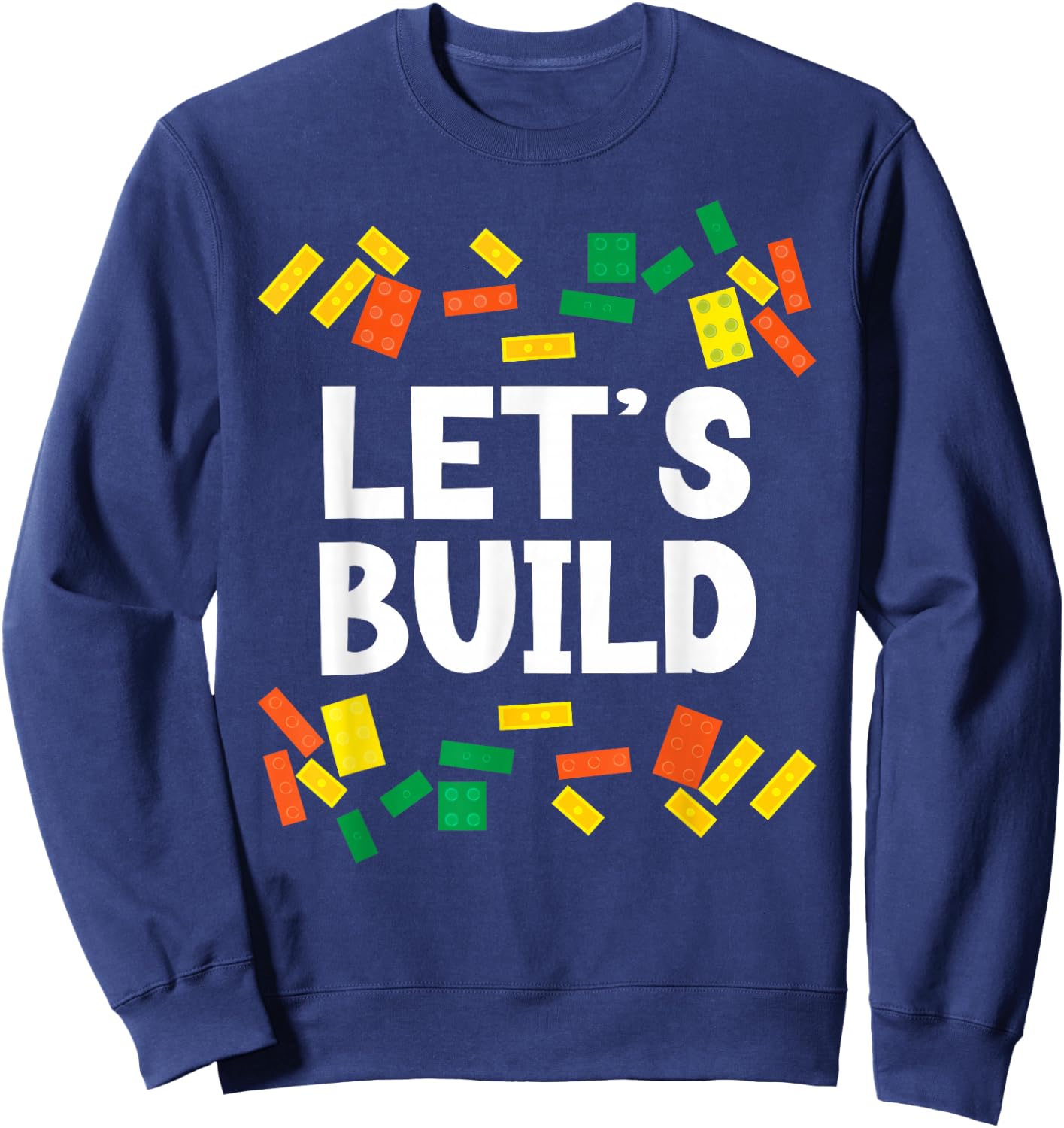Master Builder Bricks Blocks Play Toys Sweatshirt - Sweatshirt | Navy