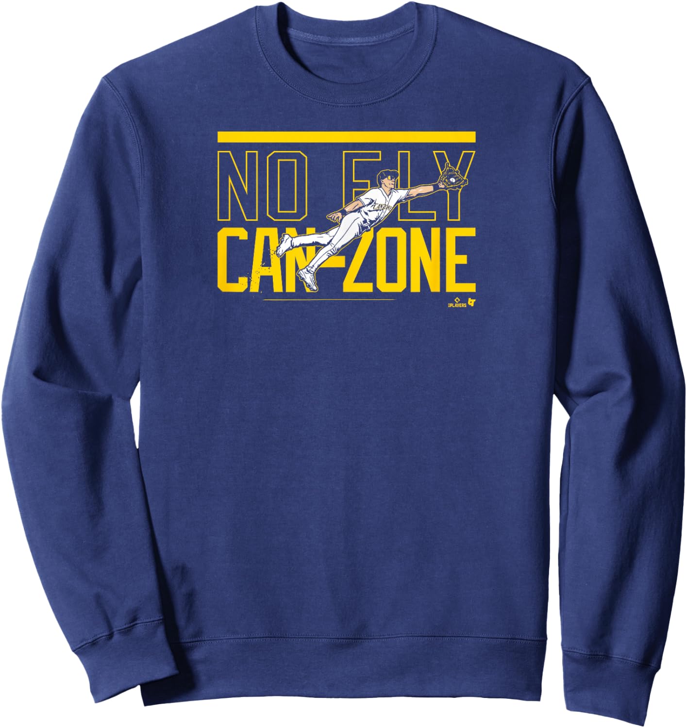 Dominic Canzone - No Fly Can-Zone - Seattle Baseball Sweatshirt - Sweatshirt | Navy