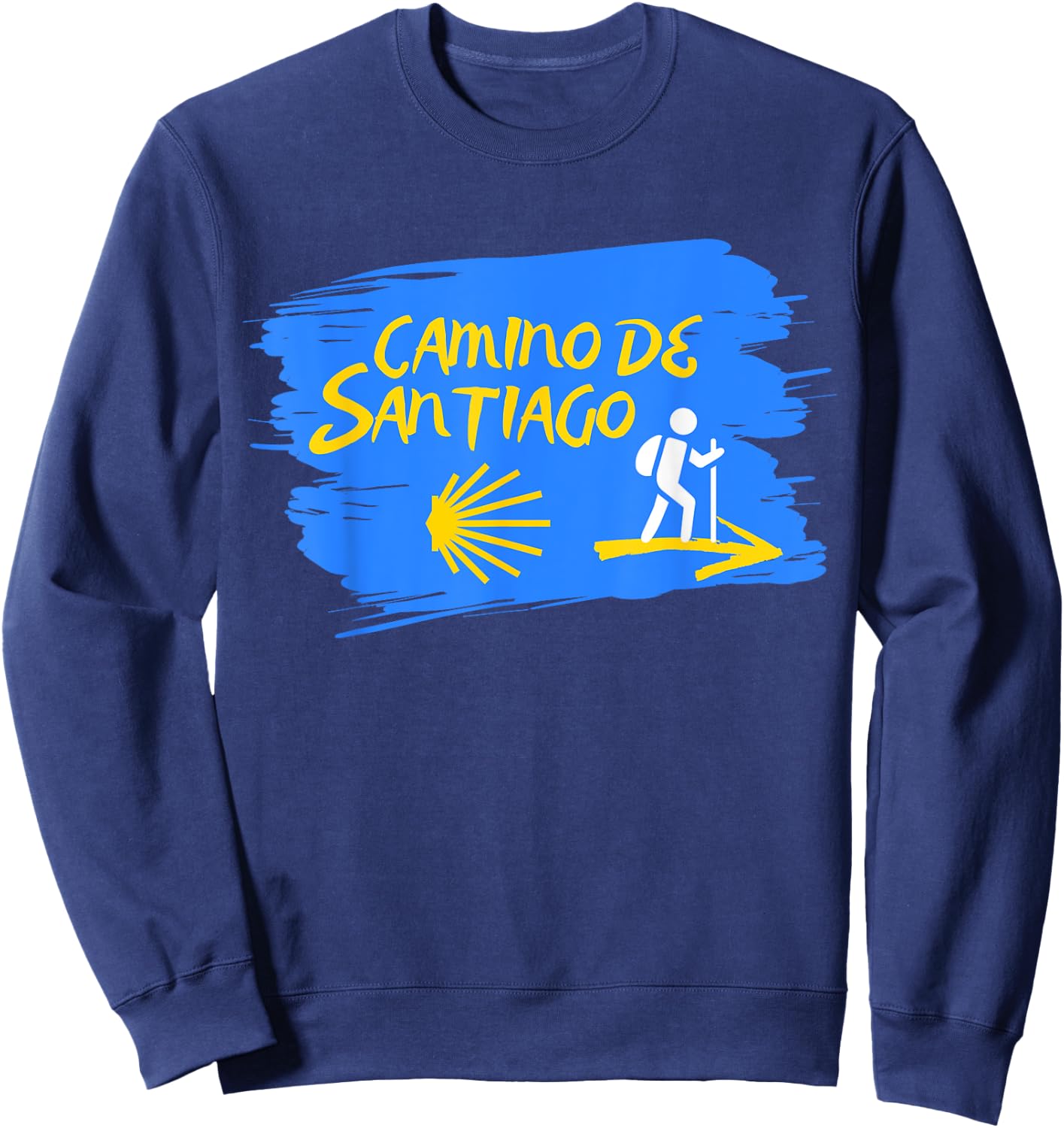 CAMINO DE SANTIAGO Pilgrimage Souvenir Sweatshirt - Sweatshirt | Navy