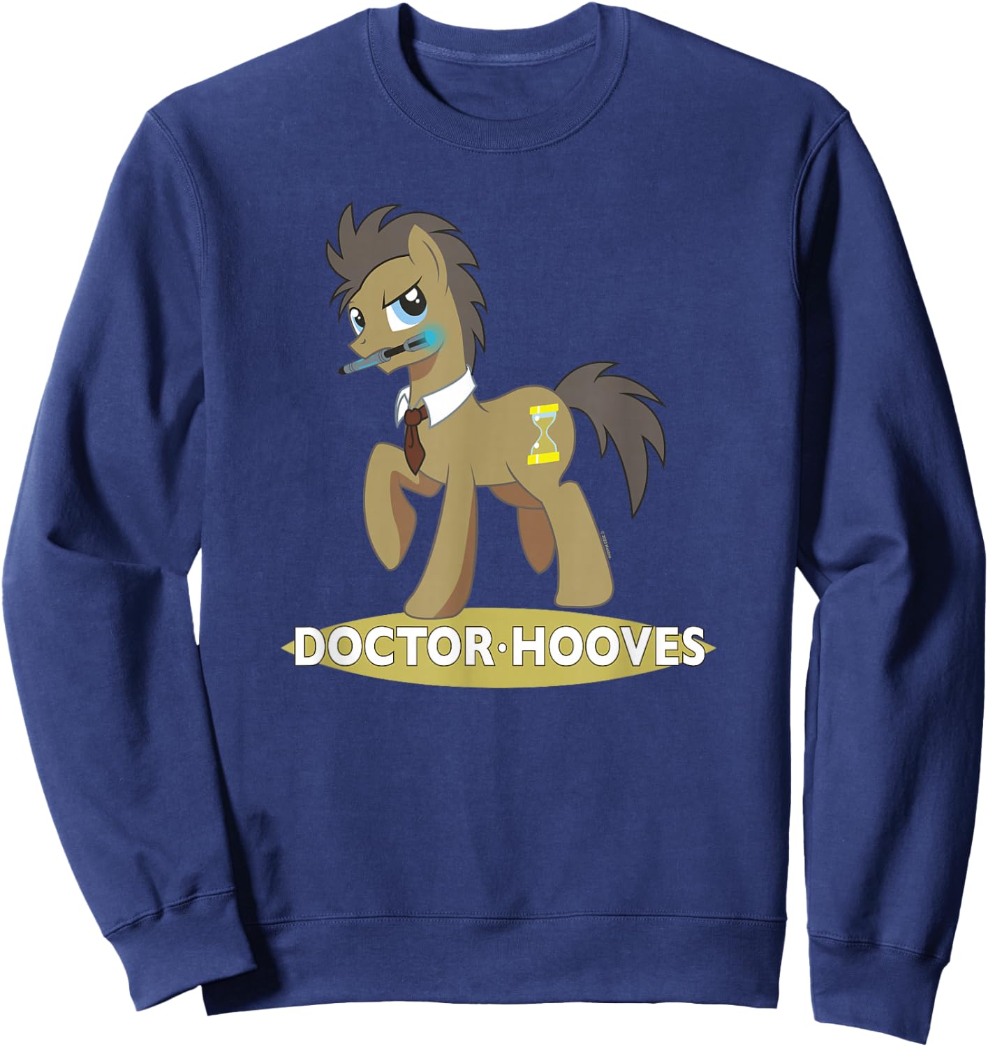 My Little Pony: Friendship Is Magic Doctor Hooves Logo Sweatshirt - Sweatshirt | Navy
