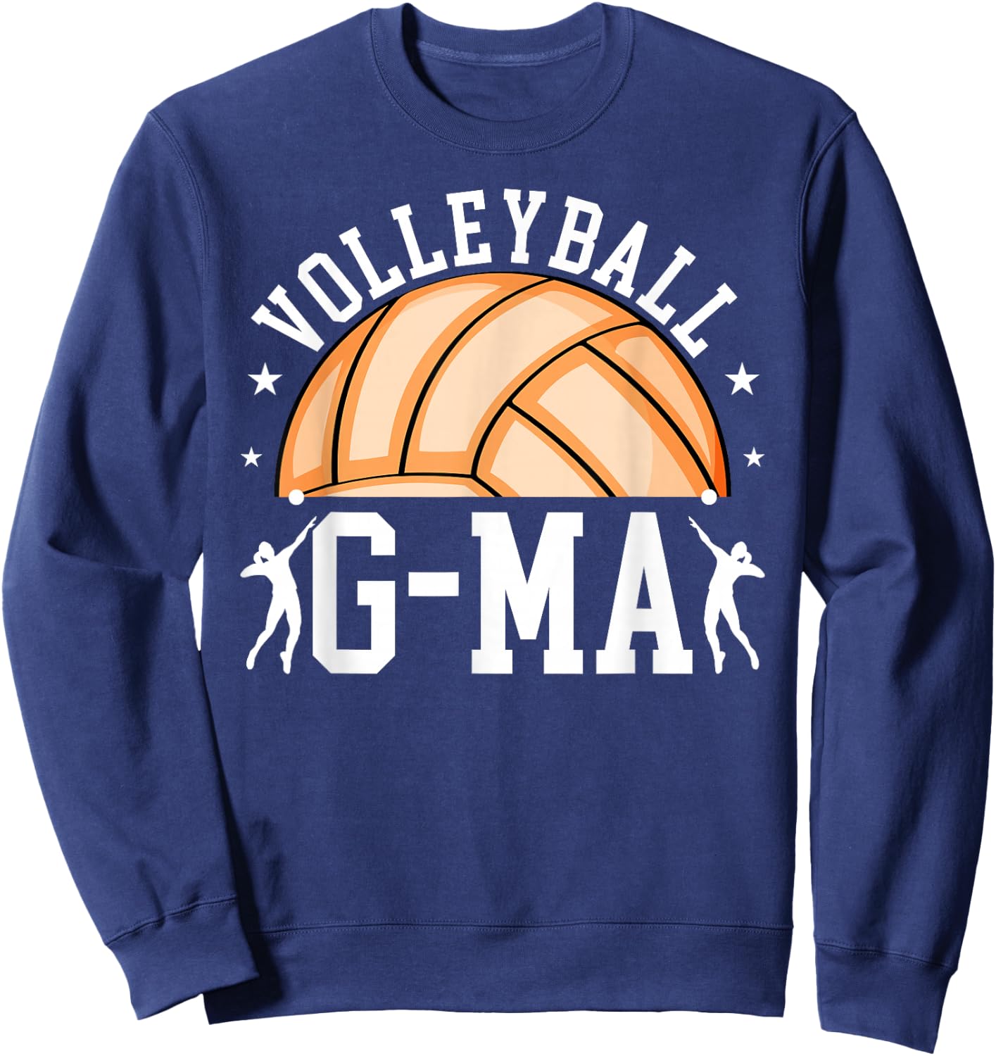 Volleyball G-Ma Proud G-Ma Of A Volleyball Player G-Ma Sweatshirt - Sweatshirt | Navy