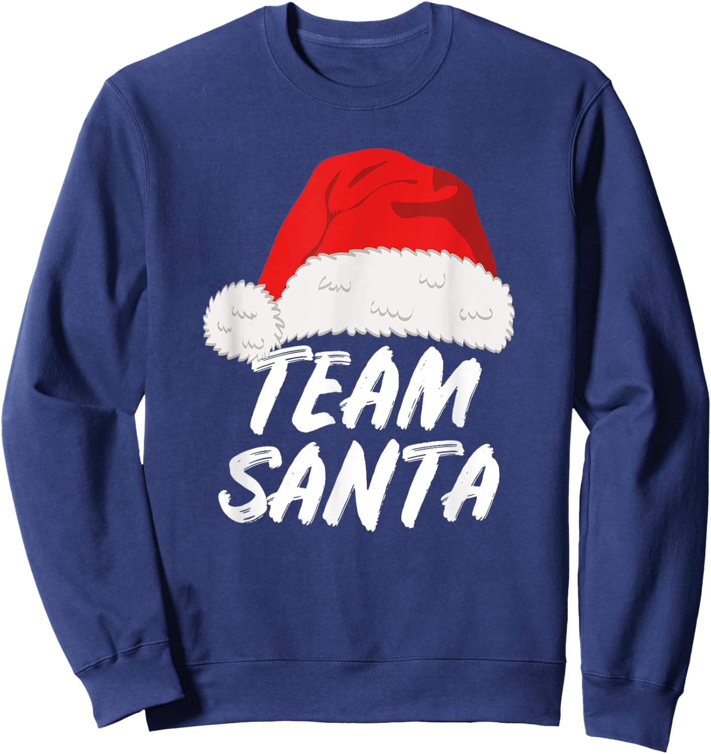 Team Santa Claus Christmas Holiday Sweatshirt - Sweatshirt | Navy