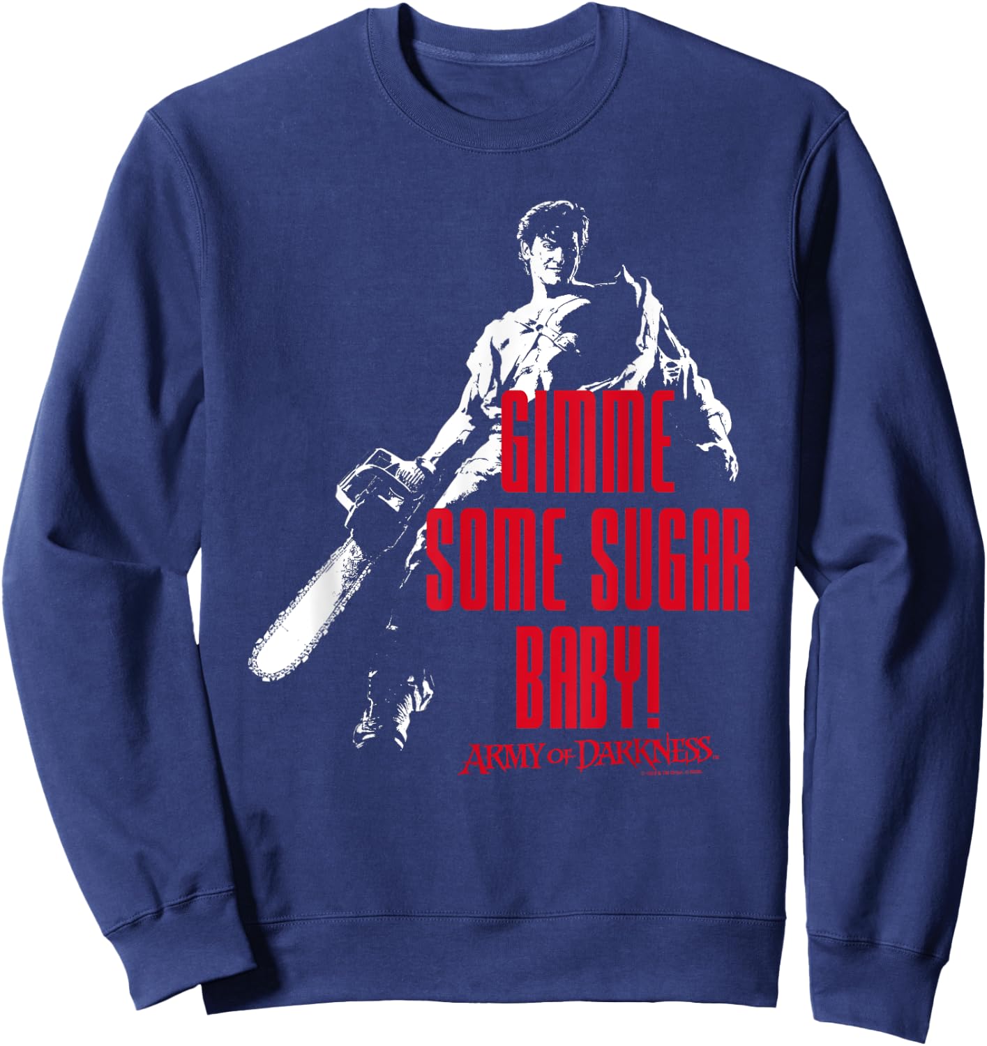 Army of Darkness Sugar Sweatshirt - Sweatshirt | Navy