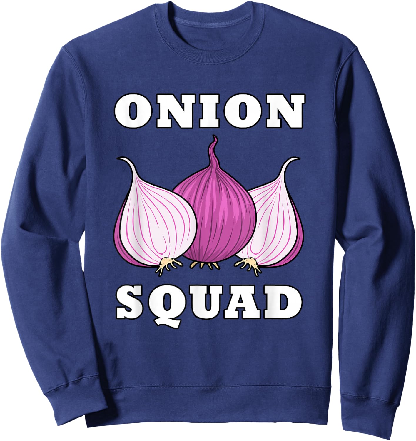 Onion Squad Hobby Chef Vegetables Food Chef Sweatshirt - Sweatshirt | Navy