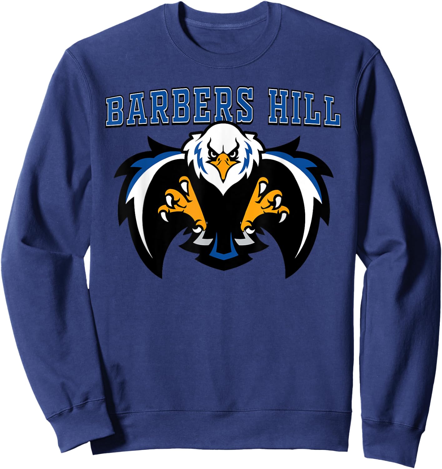 Barbers Hill Eagles High School Team Spirit Sweatshirt - Sweatshirt | Navy