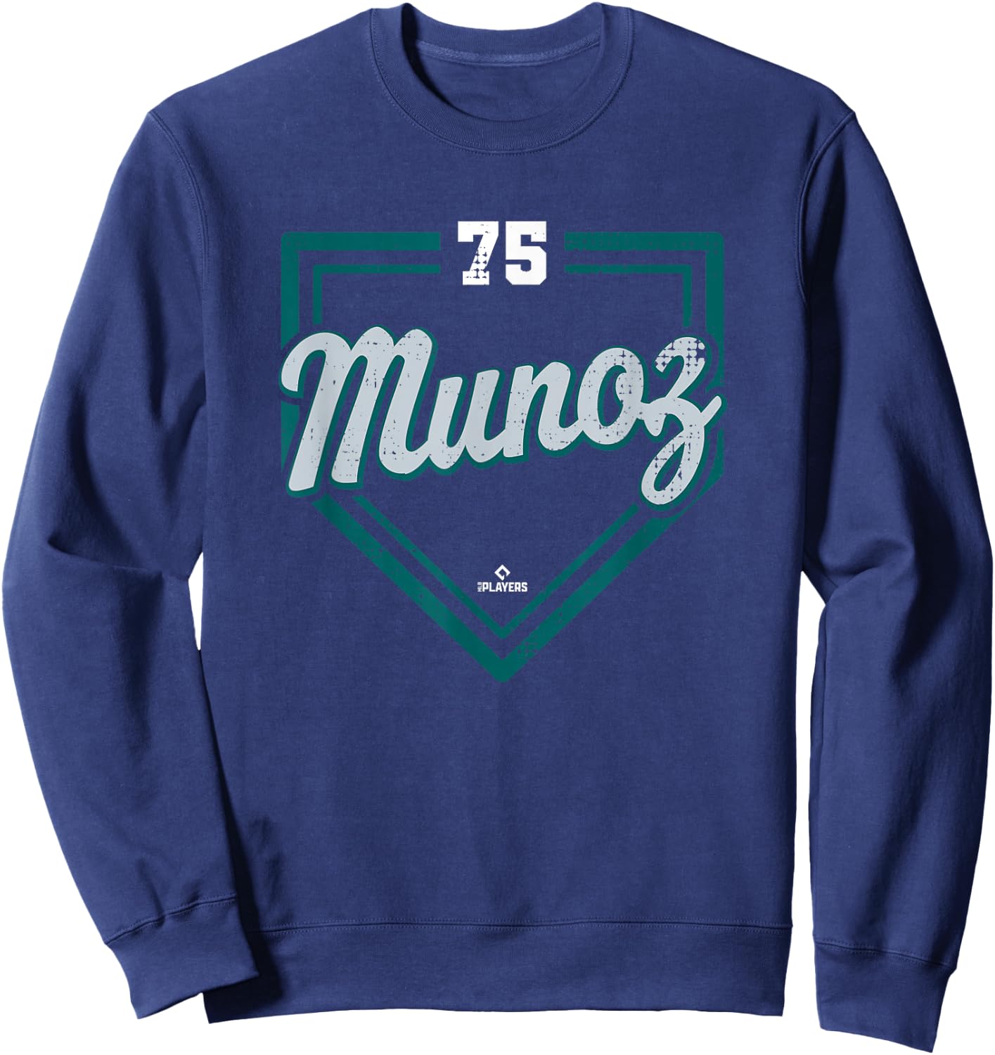 Home Plate Gameday Andres Munoz Seattle MLBPA Sweatshirt - Sweatshirt | Navy