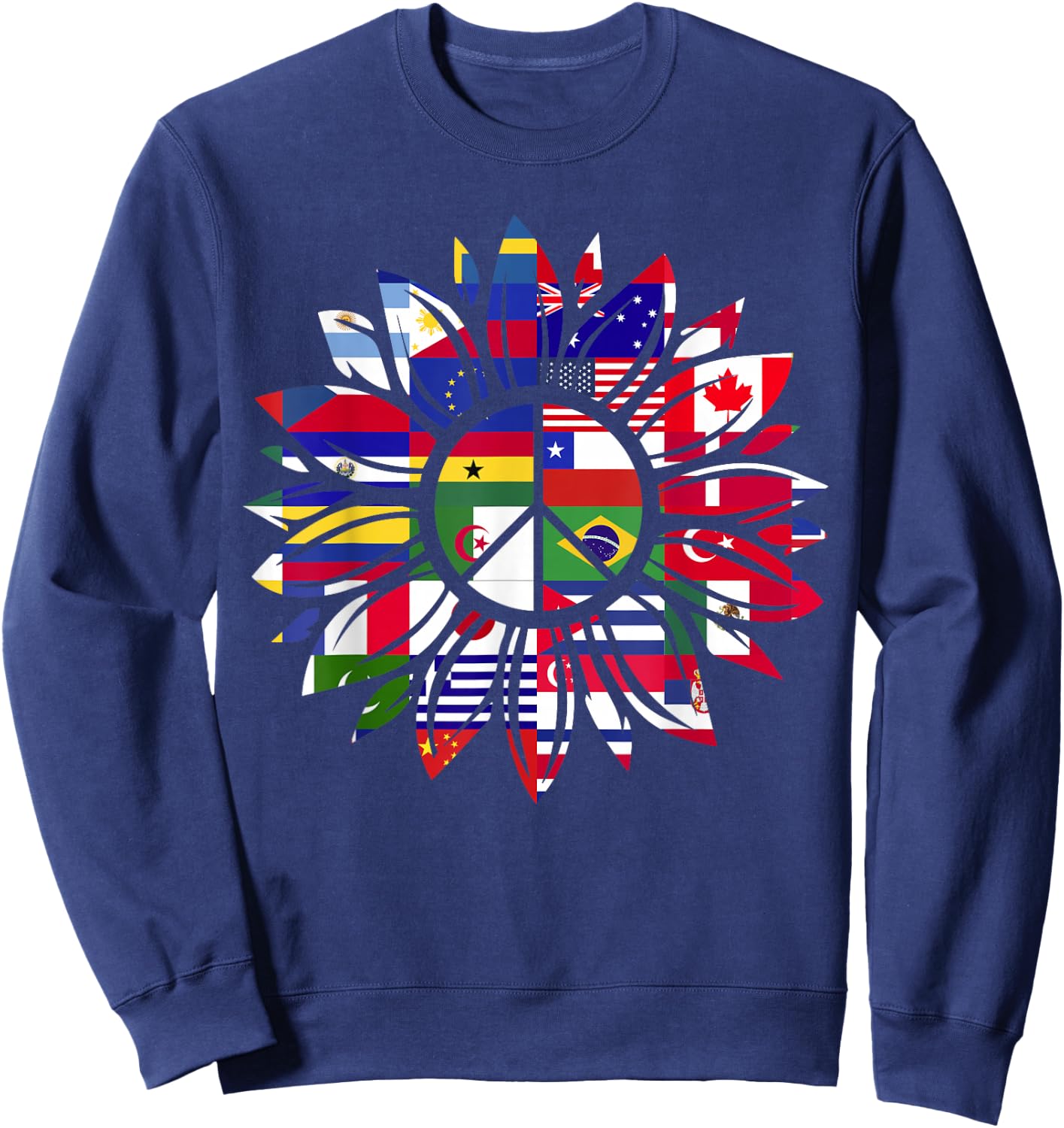 World Peace United Countries International Day Of Peace Sweatshirt - Sweatshirt | Navy