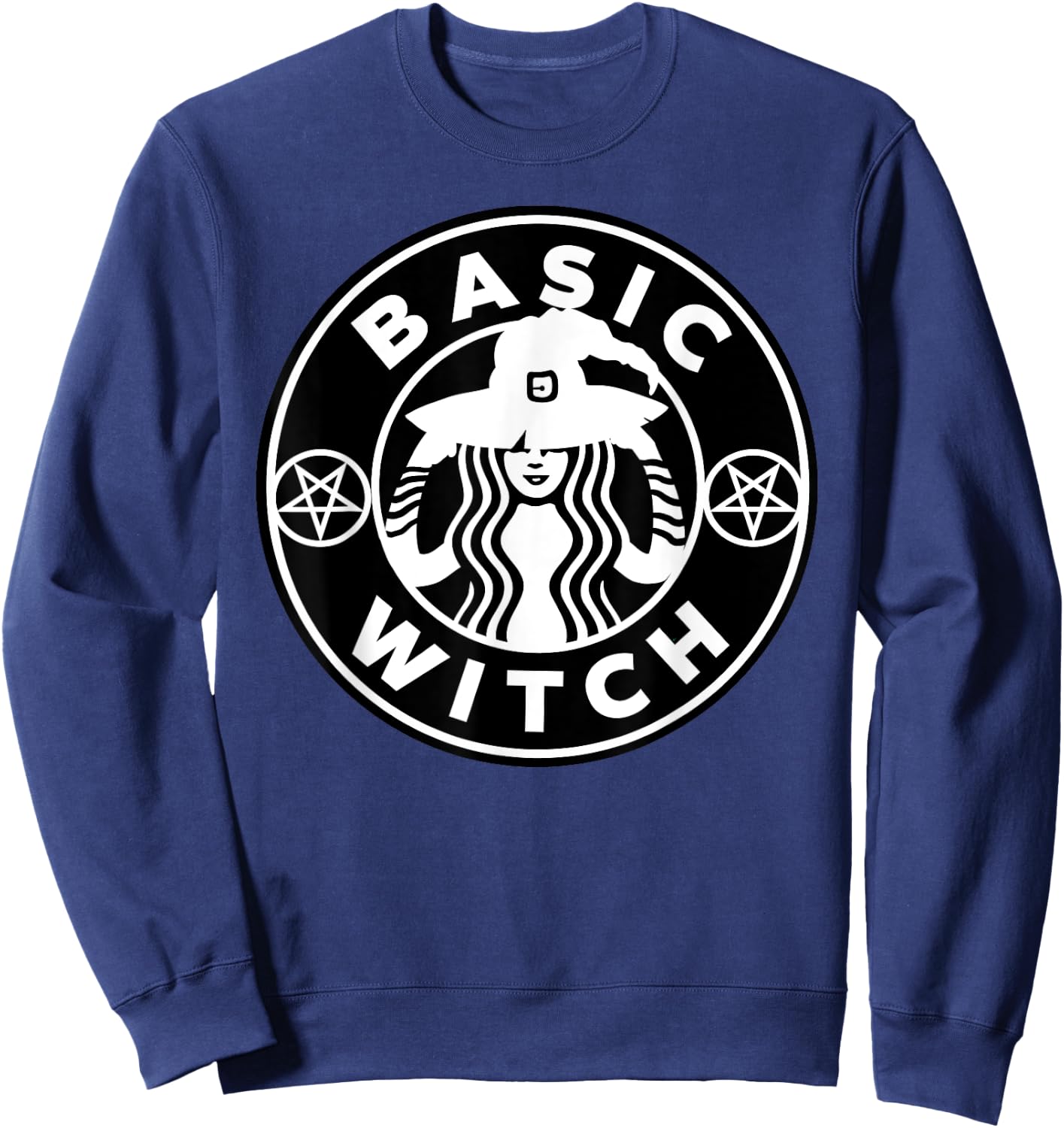 Basic Witch funny Halloween Basic Witch Sweatshirt - Sweatshirt | Navy