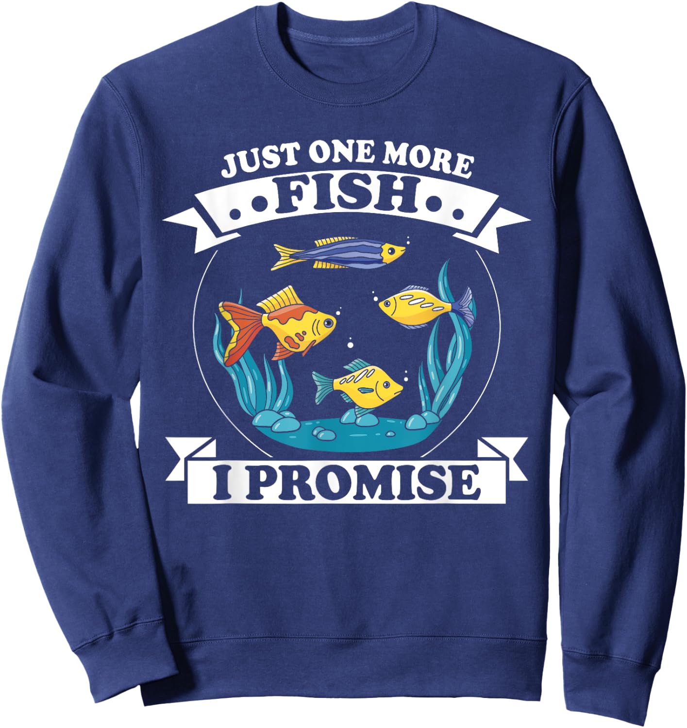 Fish Aquarium Aquarium Tech Fishkeeping Aquarist Sweatshirt - Sweatshirt | Navy