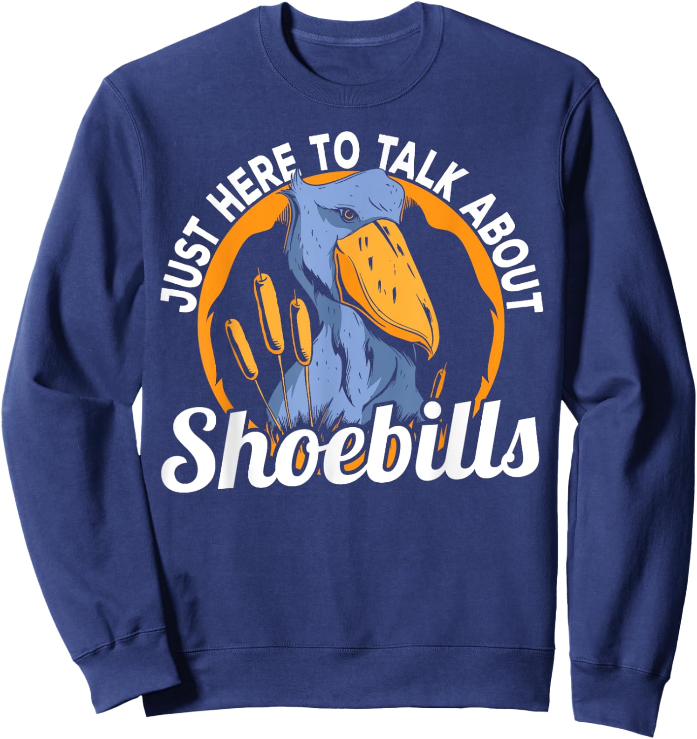 Shoebill Stork Bird Shoebill Sweatshirt - Sweatshirt | Navy