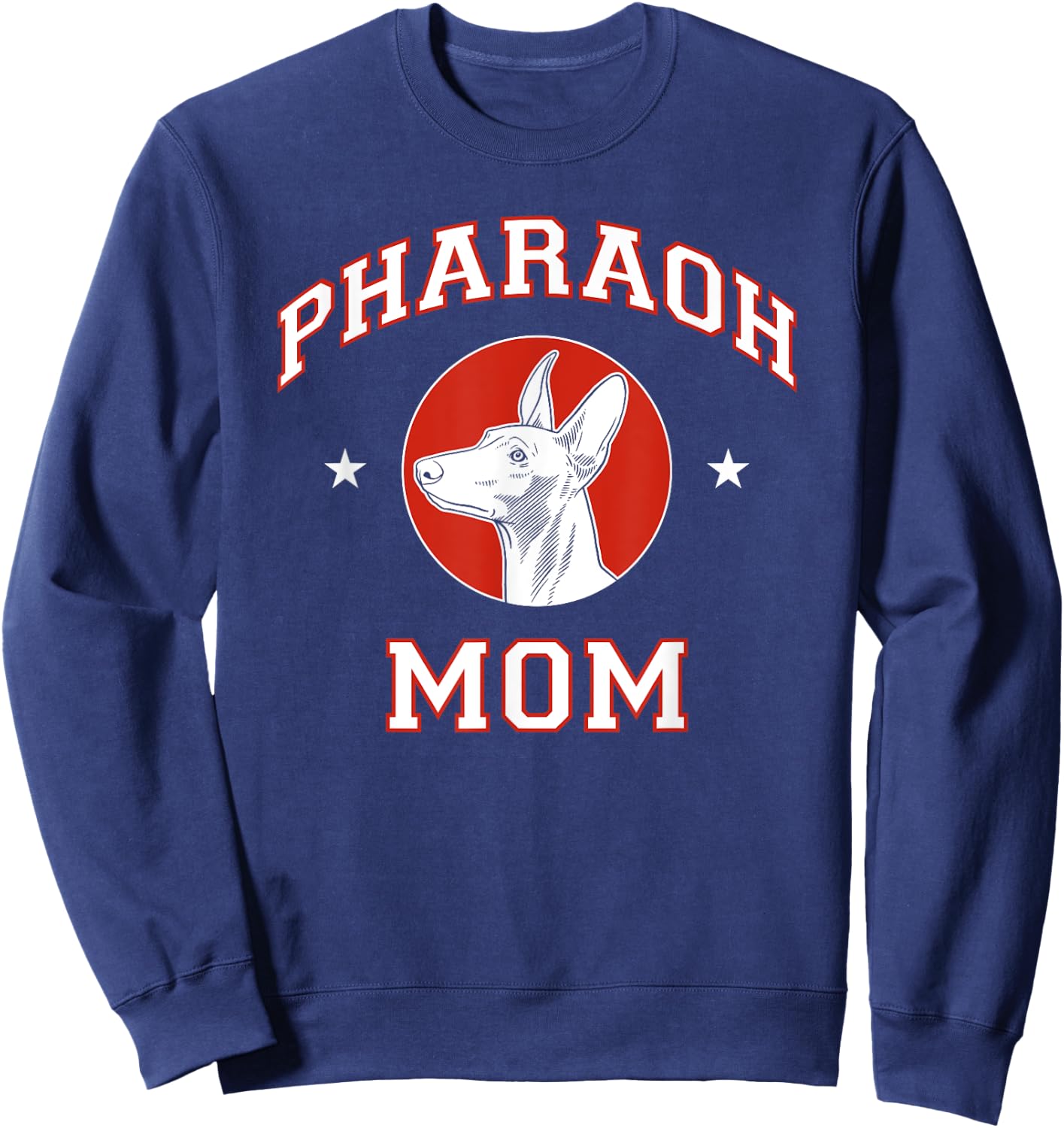 Pharaoh Hound Mom Dog Mother Women Girls Kids Sweatshirt - Sweatshirt | Navy