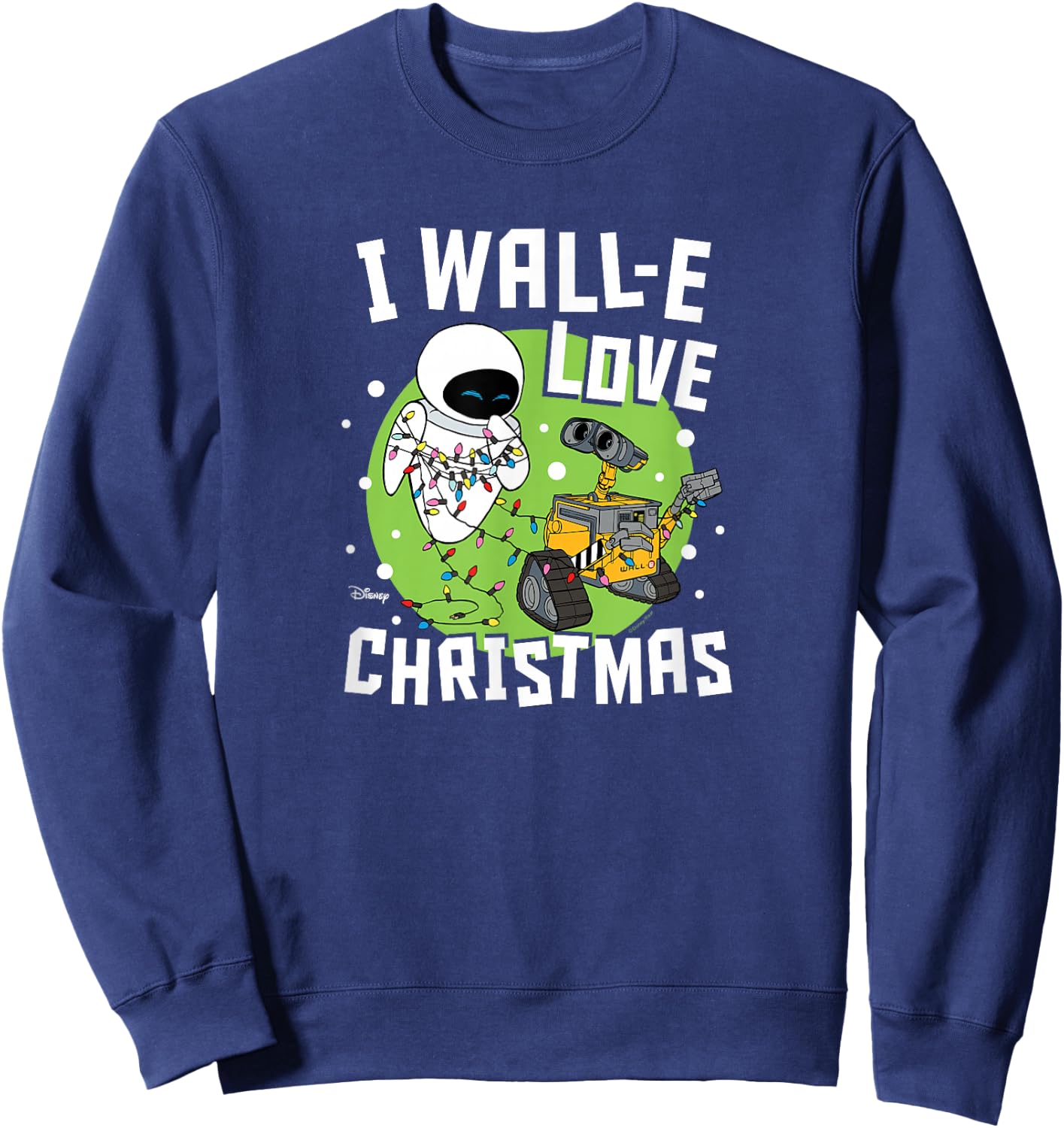 Disney Wall-E - Love Christmas Sweatshirt - Sweatshirt | Navy