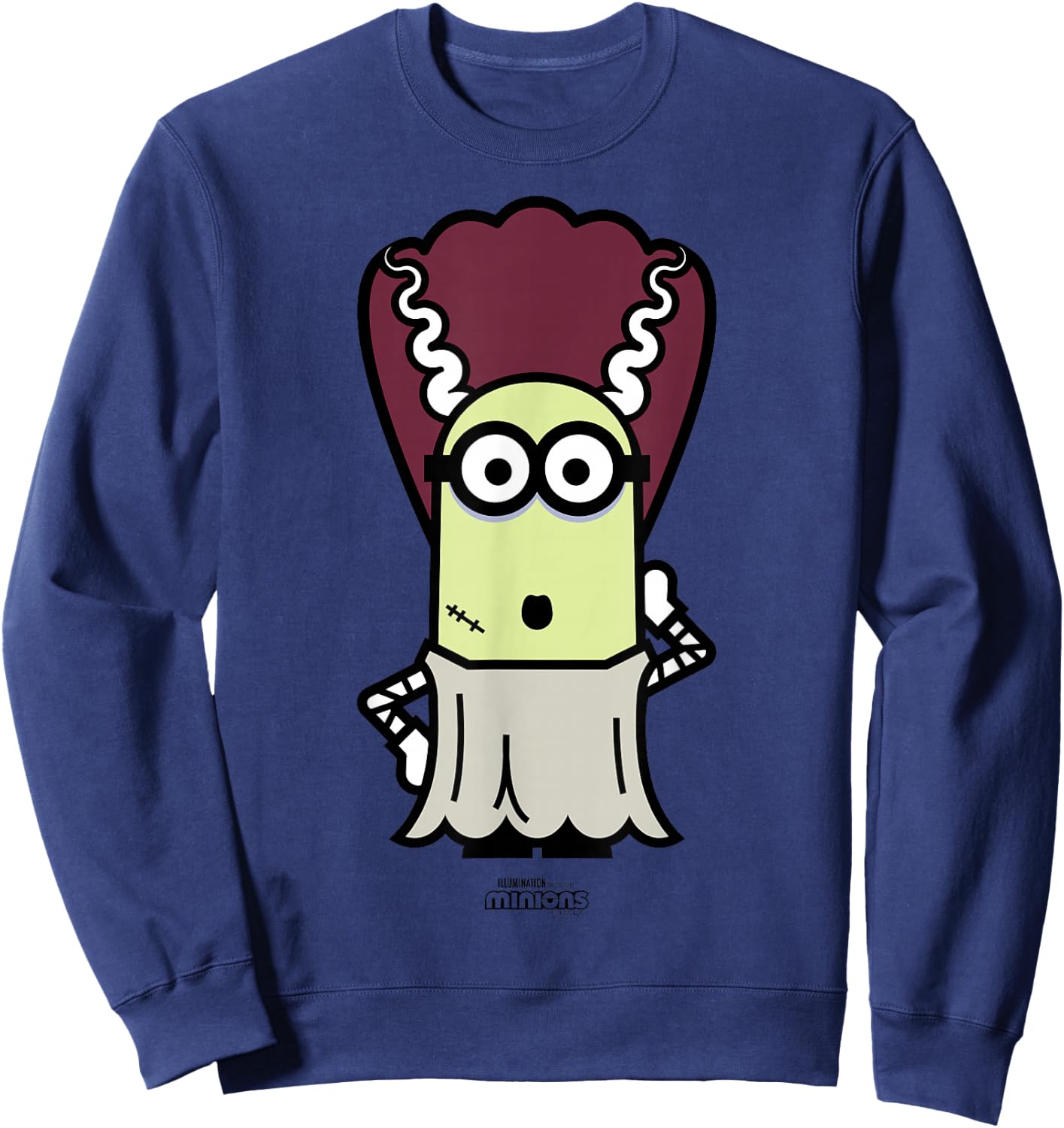 Minions Monsters Bride Kevin Halloween Sweatshirt - Sweatshirt | Navy