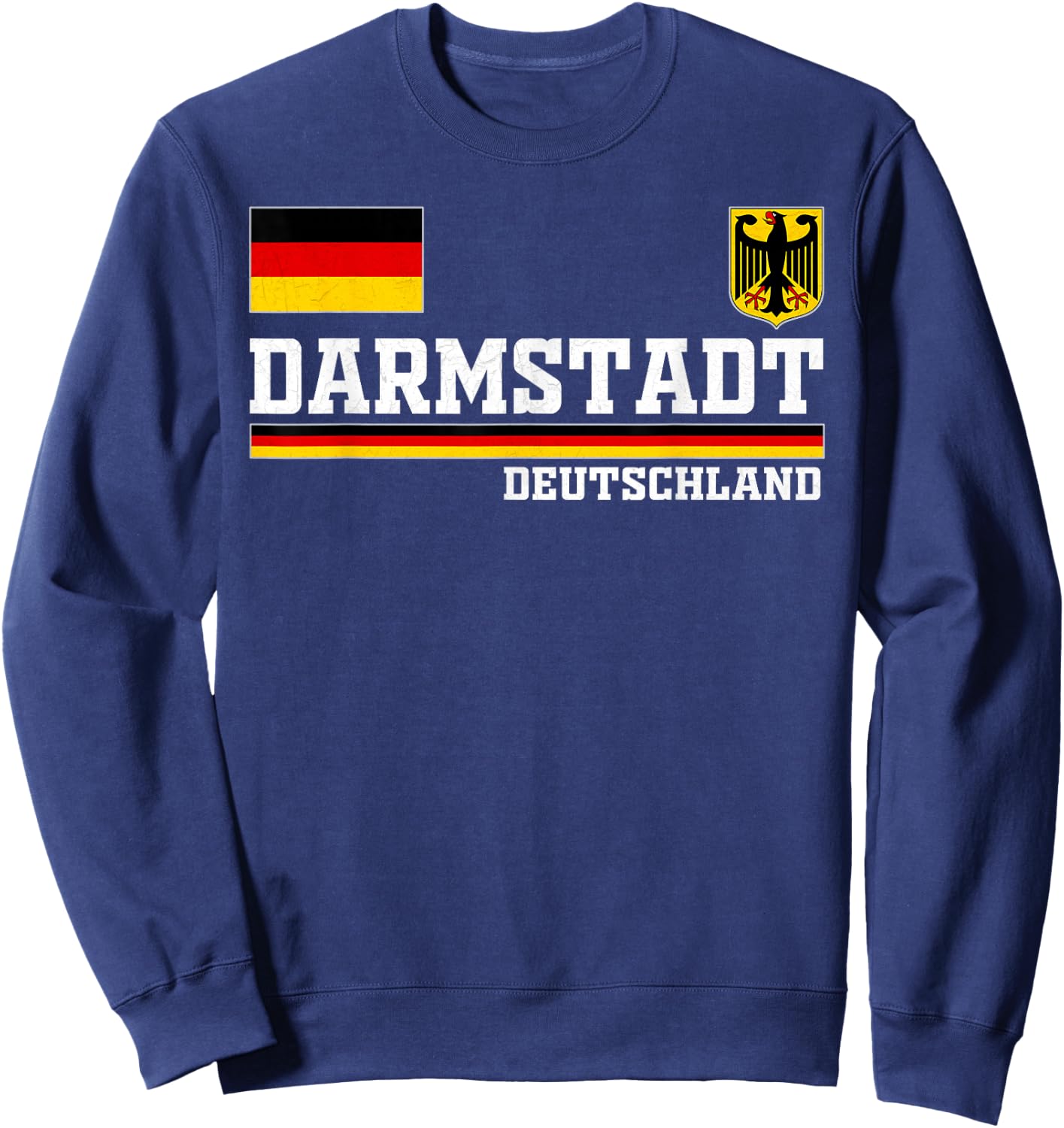 Darmstadt Germany Sweatshirt - Sweatshirt | Navy