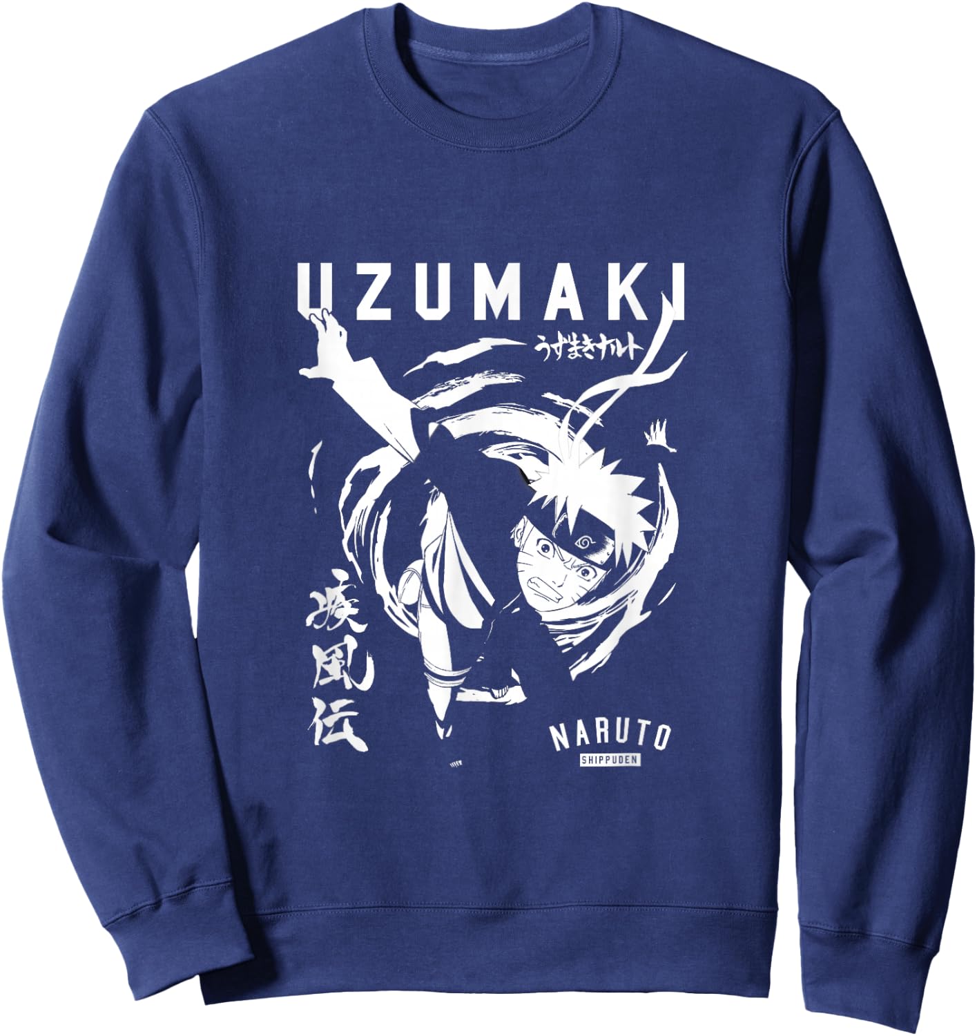 Naruto Shippuden Uzumaki Sweatshirt - Sweatshirt | Navy