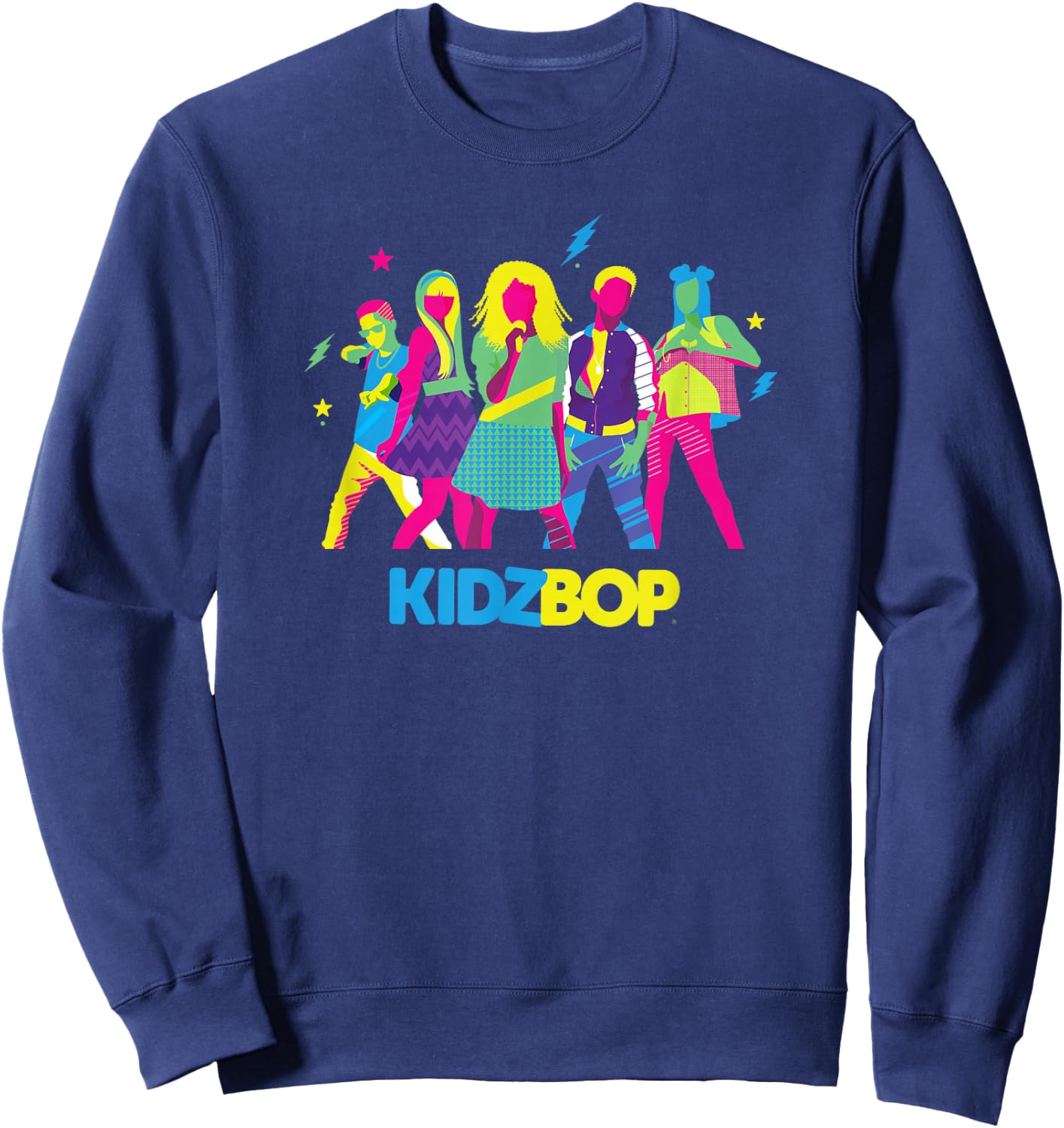 KIDZ BOP - Pop Star Silhouette (Group) Sweatshirt - Sweatshirt | Navy