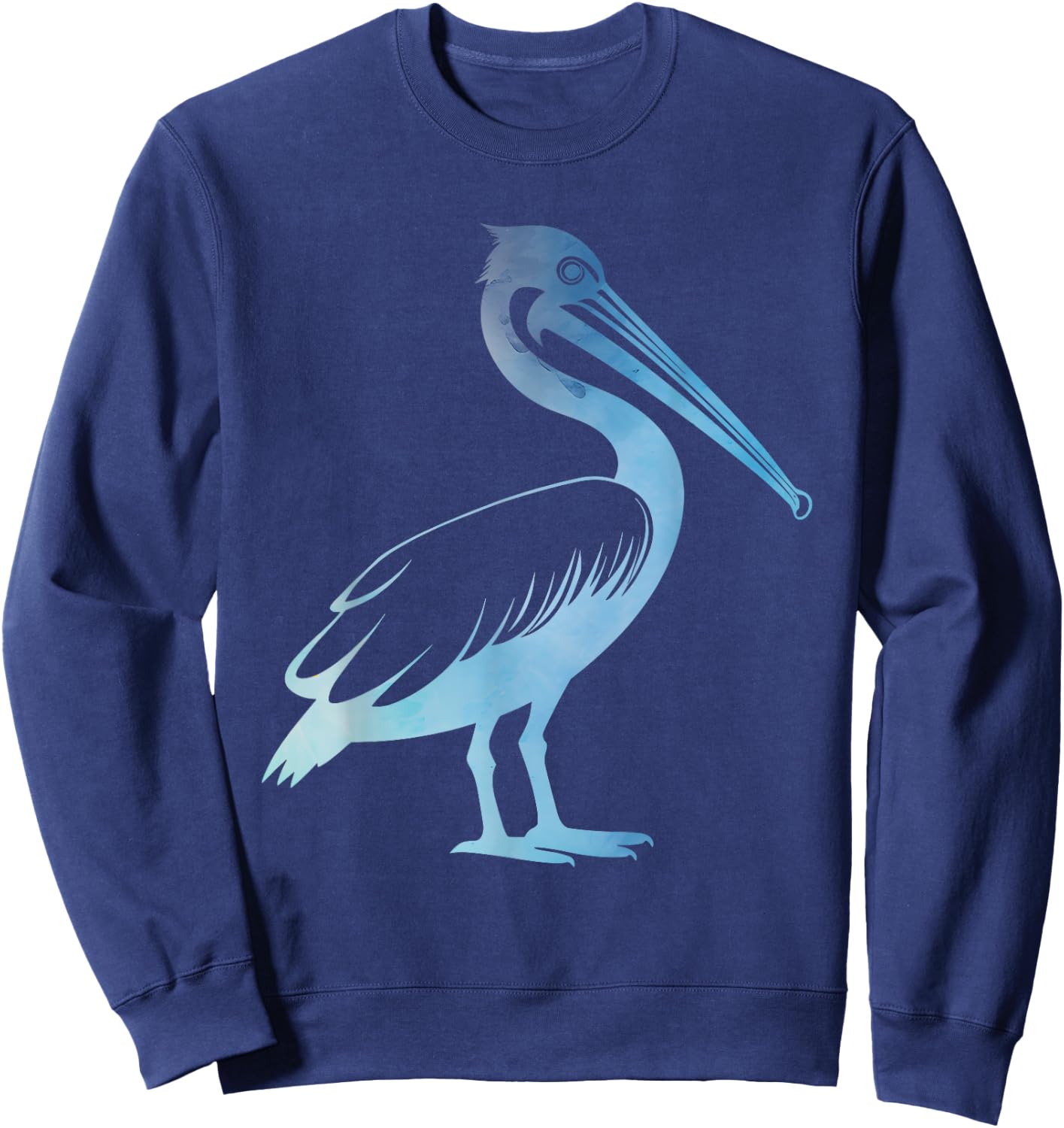 Animals Love Pelicans bird simple minimalist Pelican Sweatshirt - Sweatshirt | Navy
