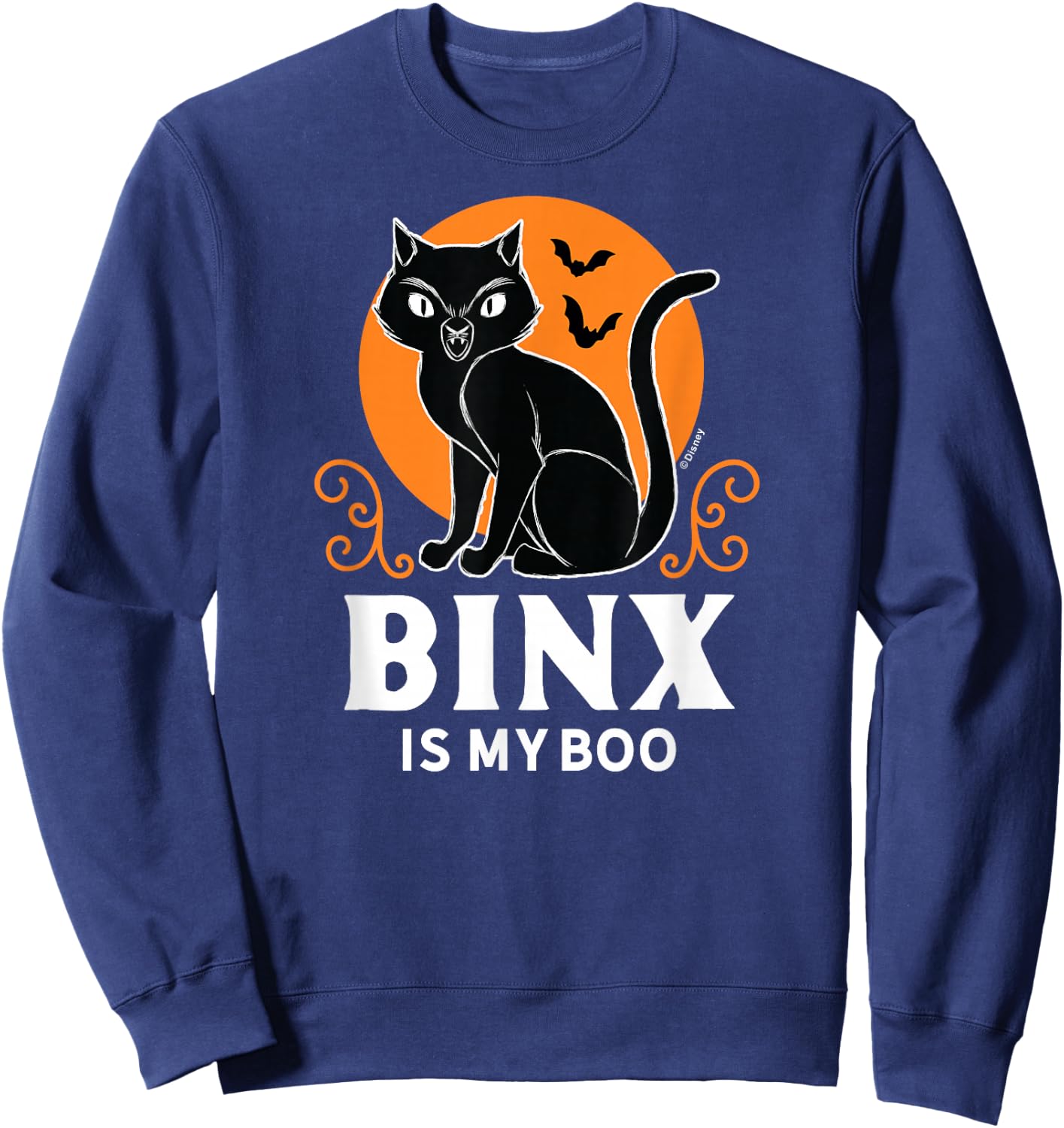 Hocus Pocus - Binx is My Boo Sweatshirt - Sweatshirt | Navy