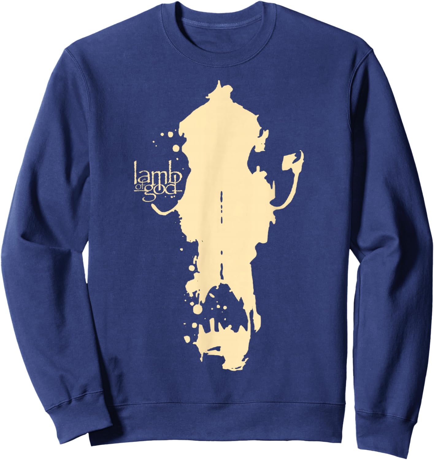 Lamb of God – As The Palaces Burn Front/Back Sweatshirt - Sweatshirt | Navy