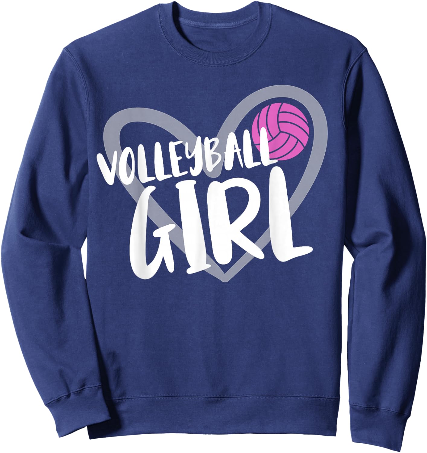 Volleyball Girl Sweatshirt - Sweatshirt | Navy