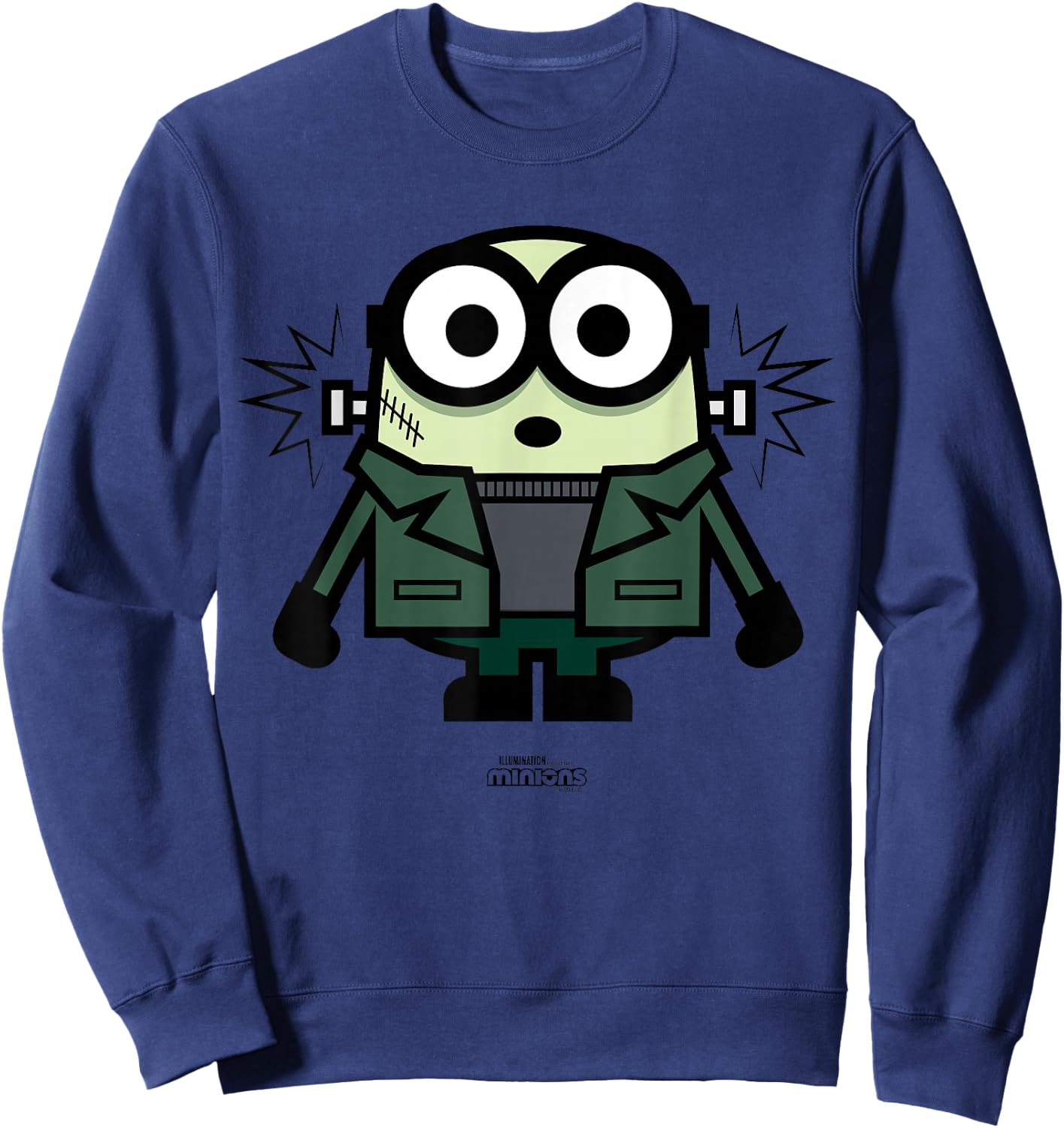 Minions Monsters Frankenbob Shocking Halloween Sweatshirt - Sweatshirt | Navy
