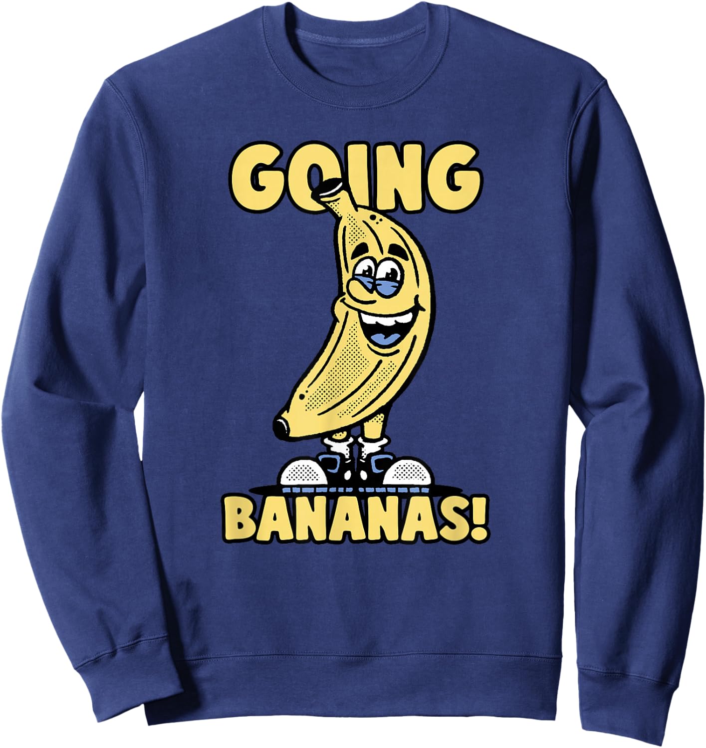 Going Bananas Shirt Men, Women, Kids, Toddler Banana Costume Sweatshirt - Sweatshirt | Navy